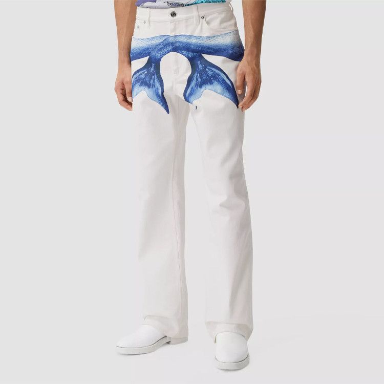 Burberry Burberry Mermaid Tail Graphic Casual Pants Size 34 Size US 34 / EU 50 - 10 Thumbnail