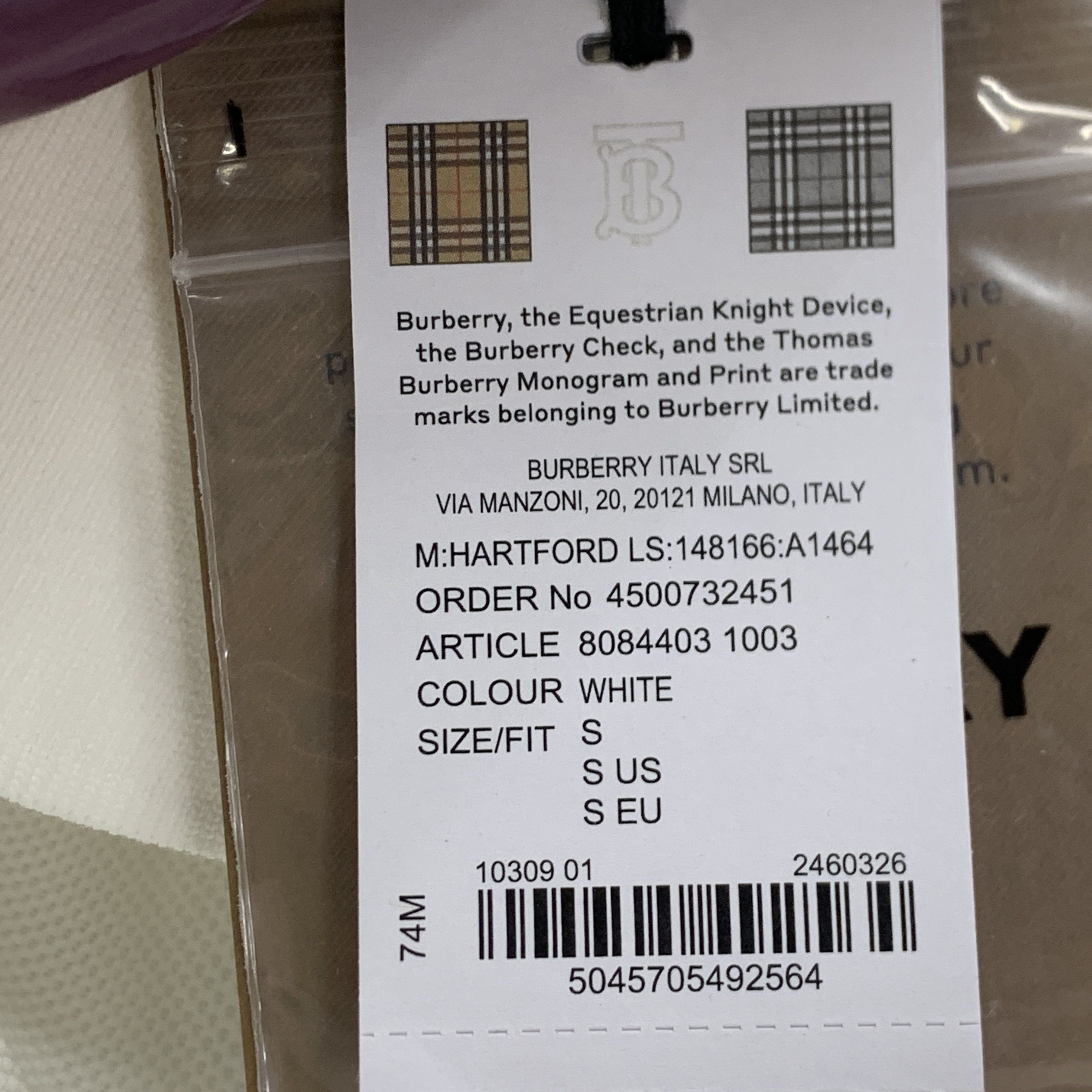Burberry Burberry Long Sleeve Polo Size S Size US S / EU 44-46 / 1 - 5 Thumbnail