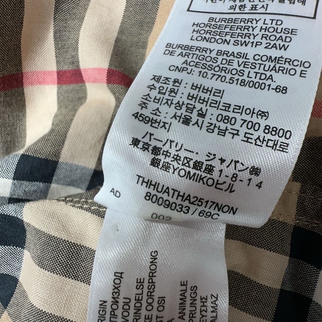 Burberry Burberry Check Print Button Up Shirt US 6 Size M / US 6-8 / IT 42-44 - 4 Thumbnail