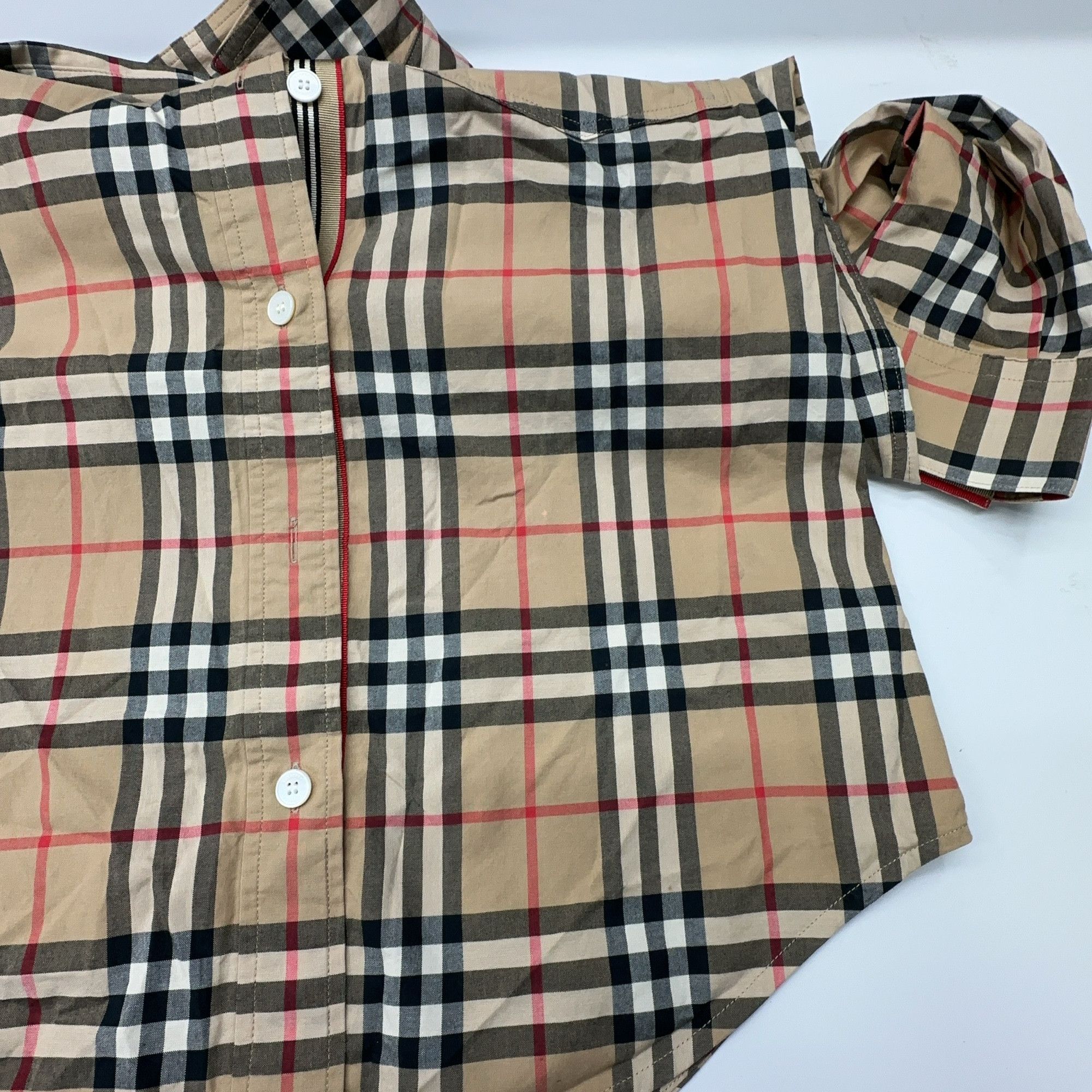 Burberry Burberry Check Print Button Up Shirt US 6 Size M / US 6-8 / IT 42-44 - 5 Thumbnail