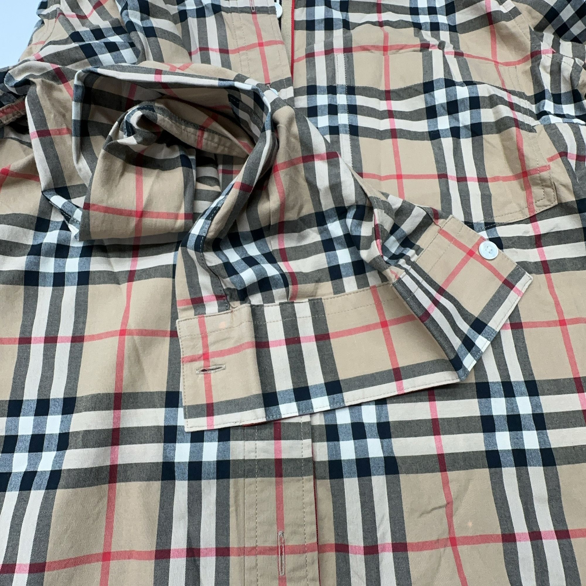 Burberry Burberry Check Print Button Up Shirt US 6 Size M / US 6-8 / IT 42-44 - 7 Thumbnail