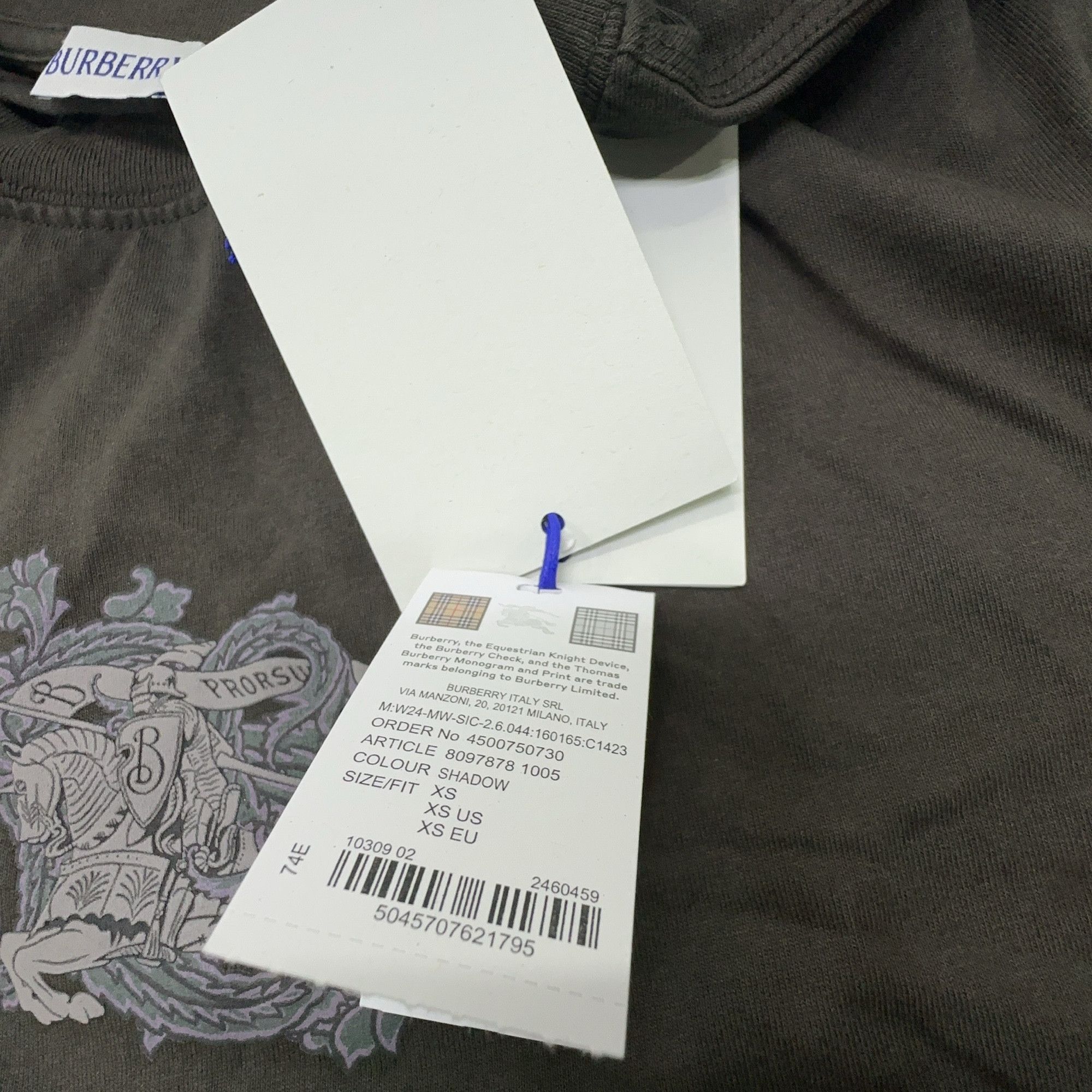 Burberry Burberry Equestrian Knight Logo T-Shirt Size XS Size US XS / EU 42 / 0 - 3 Thumbnail