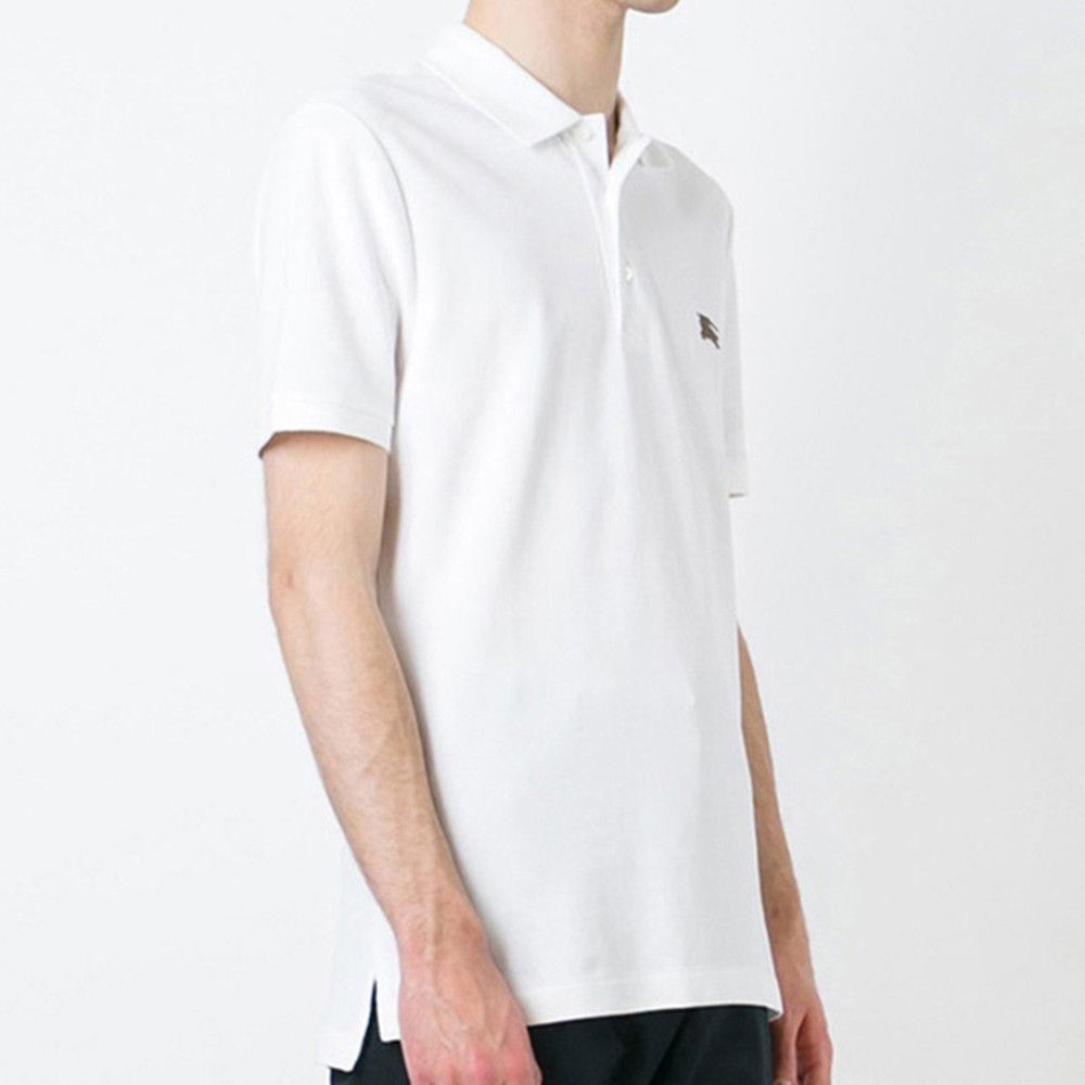 Burberry Burberry White Polo Shirt Size M Size US M / EU 48-50 / 2 - 15 Thumbnail