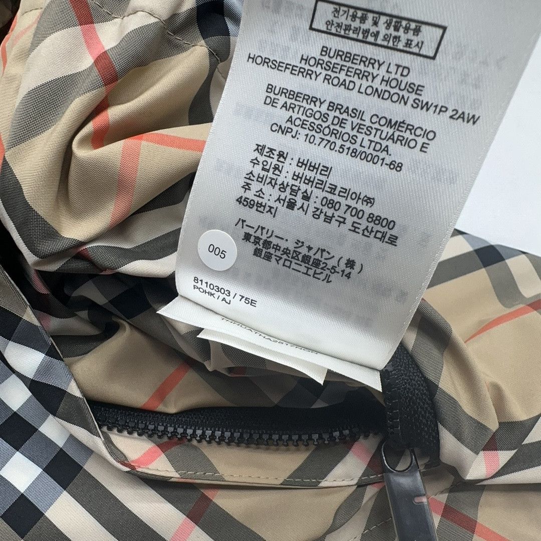 Burberry Burberry Check Hooded Jacket Size S Size S / US 4 / IT 40 - 4 Thumbnail