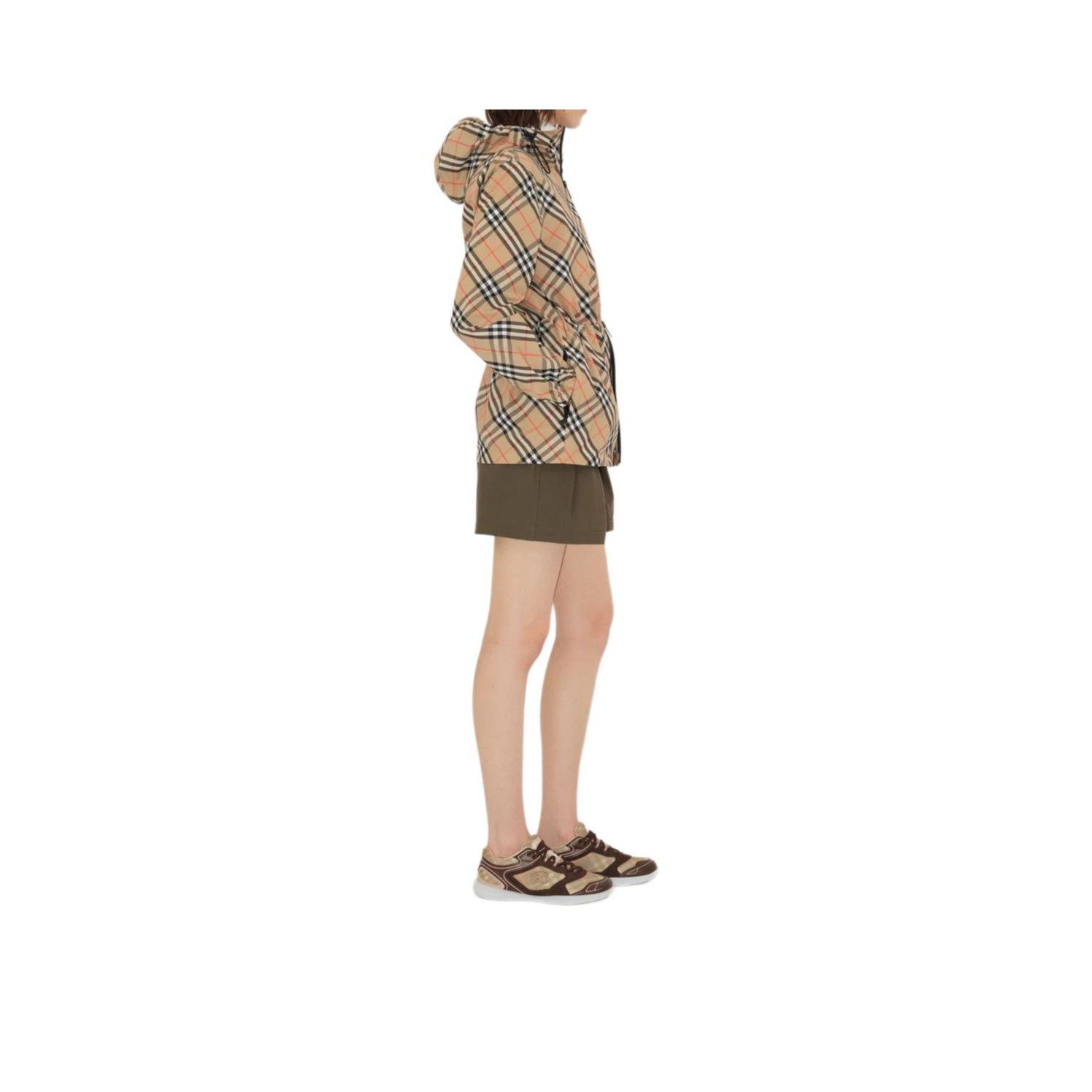 Burberry Burberry Check Hooded Jacket Size S Size S / US 4 / IT 40 - 8 Thumbnail