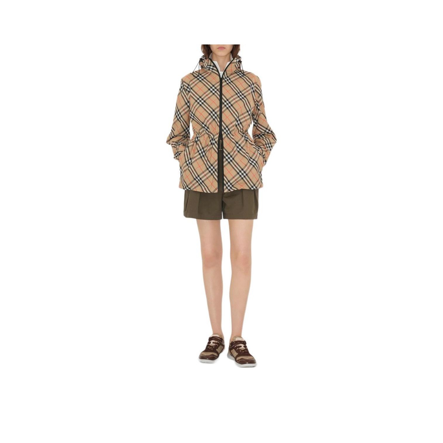 Burberry Burberry Check Hooded Jacket Size S Size S / US 4 / IT 40 - 6 Thumbnail