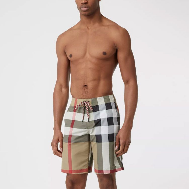 Burberry Burberry Patchwork Check Swim Shorts Size XS Size US 28 / EU 44 - 6 Thumbnail