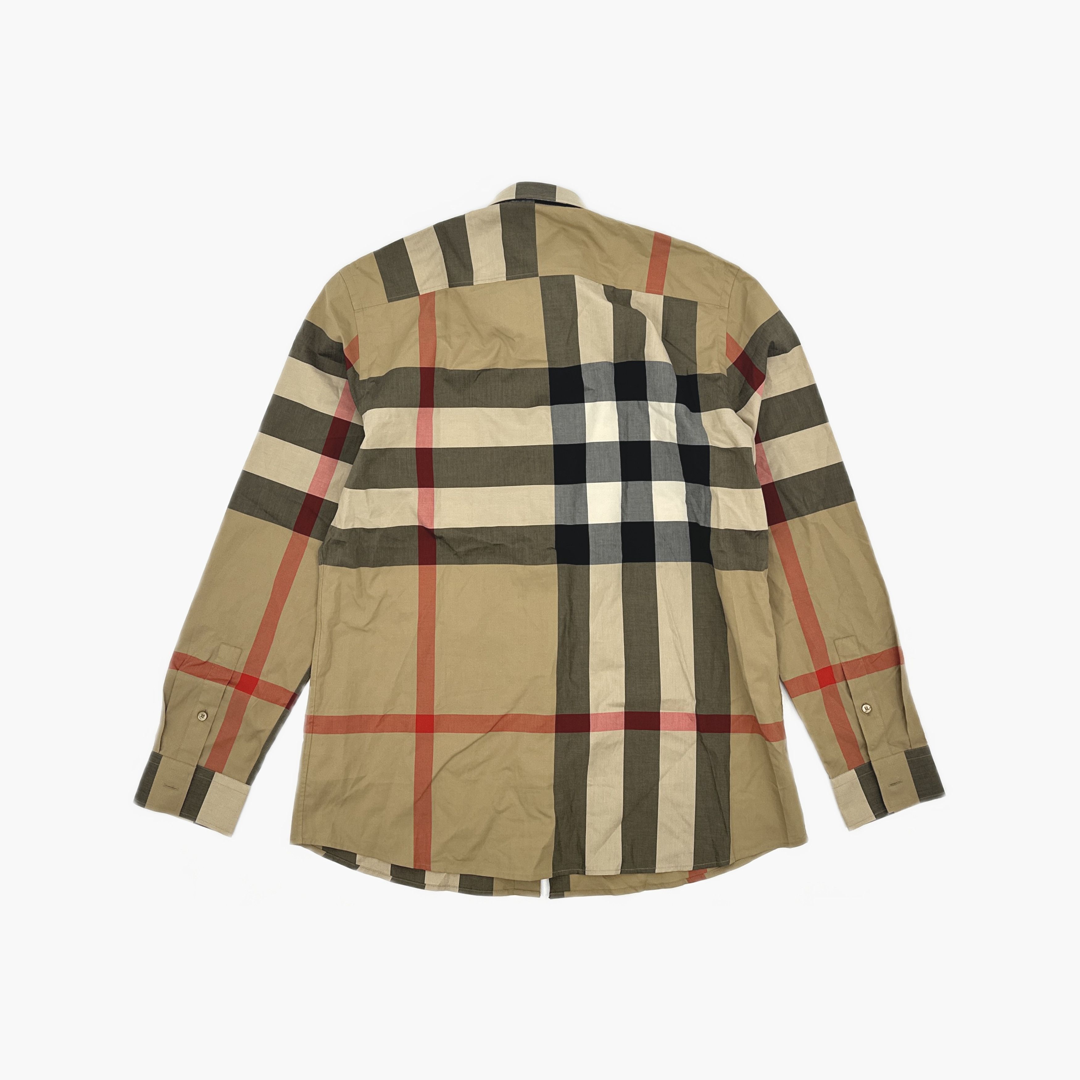 Burberry Burberry Check Long Sleeve Shirt Size XL Size US XL / EU 56 / 4 - 2 Thumbnail