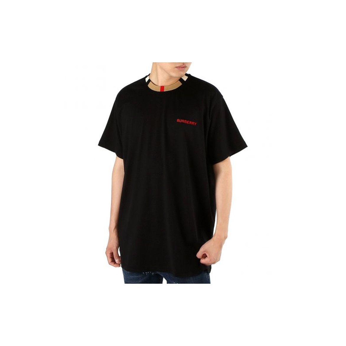 Burberry Burberry Check Collar Logo T-Shirt Size S Size US S / EU 44-46 / 1 - 8 Thumbnail