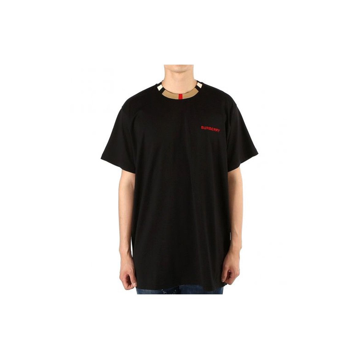 Burberry Burberry Check Collar Logo T-Shirt Size S Size US S / EU 44-46 / 1 - 6 Thumbnail