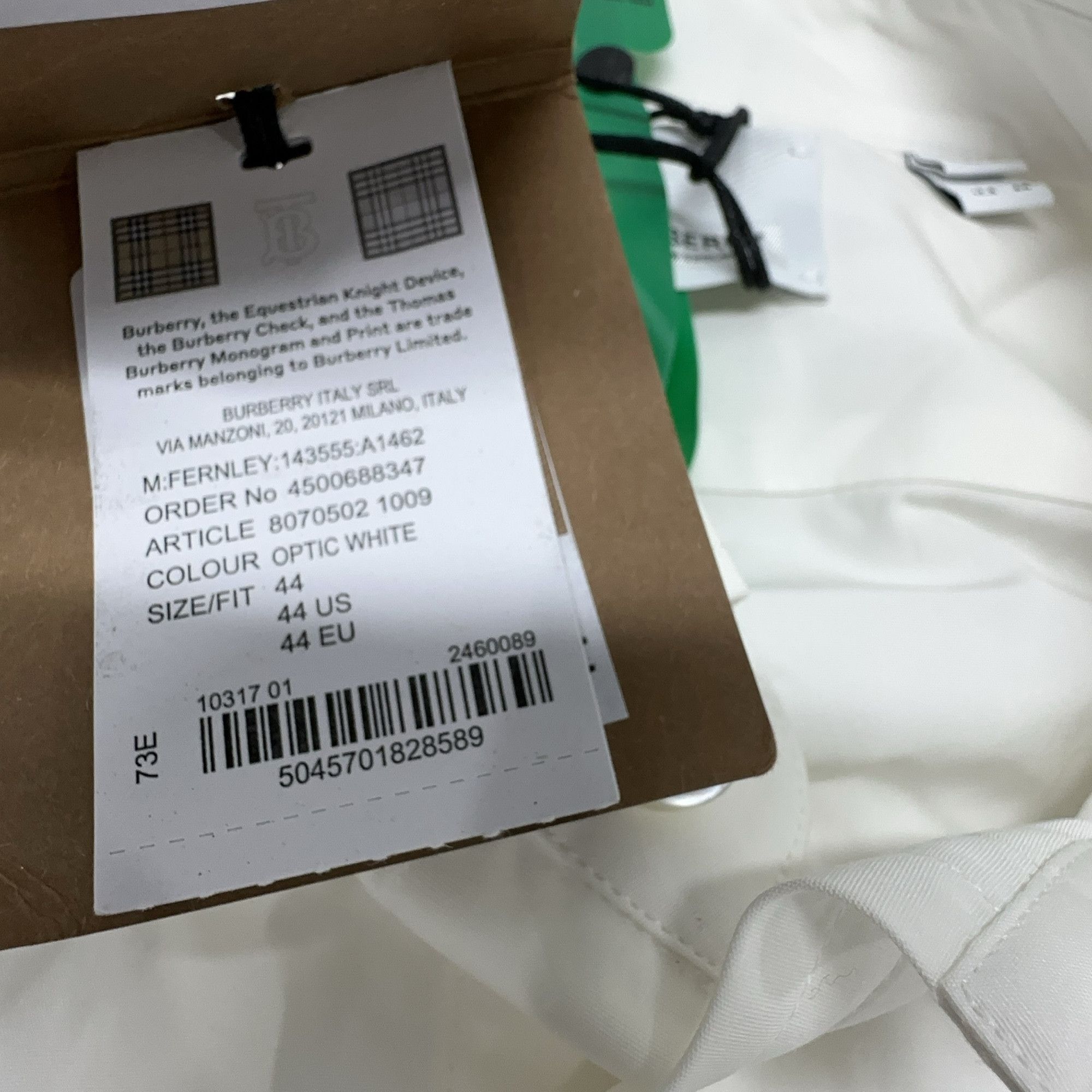 Burberry Burberry Embroidered Knight Button Up Shirt Size XL Size US S / EU 44-46 / 1 - 4 Thumbnail