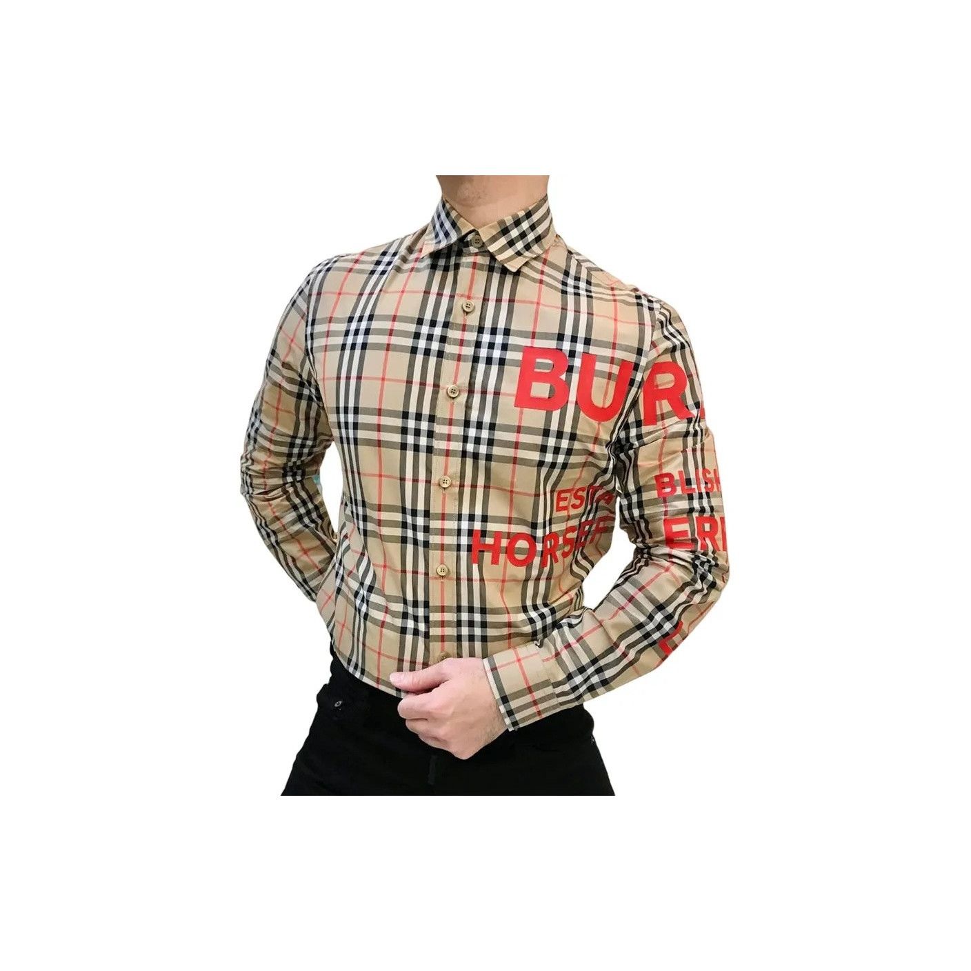 Burberry Burberry Horseferry Print Check Shirt Size XL Size US XL / EU 56 / 4 - 14 Thumbnail