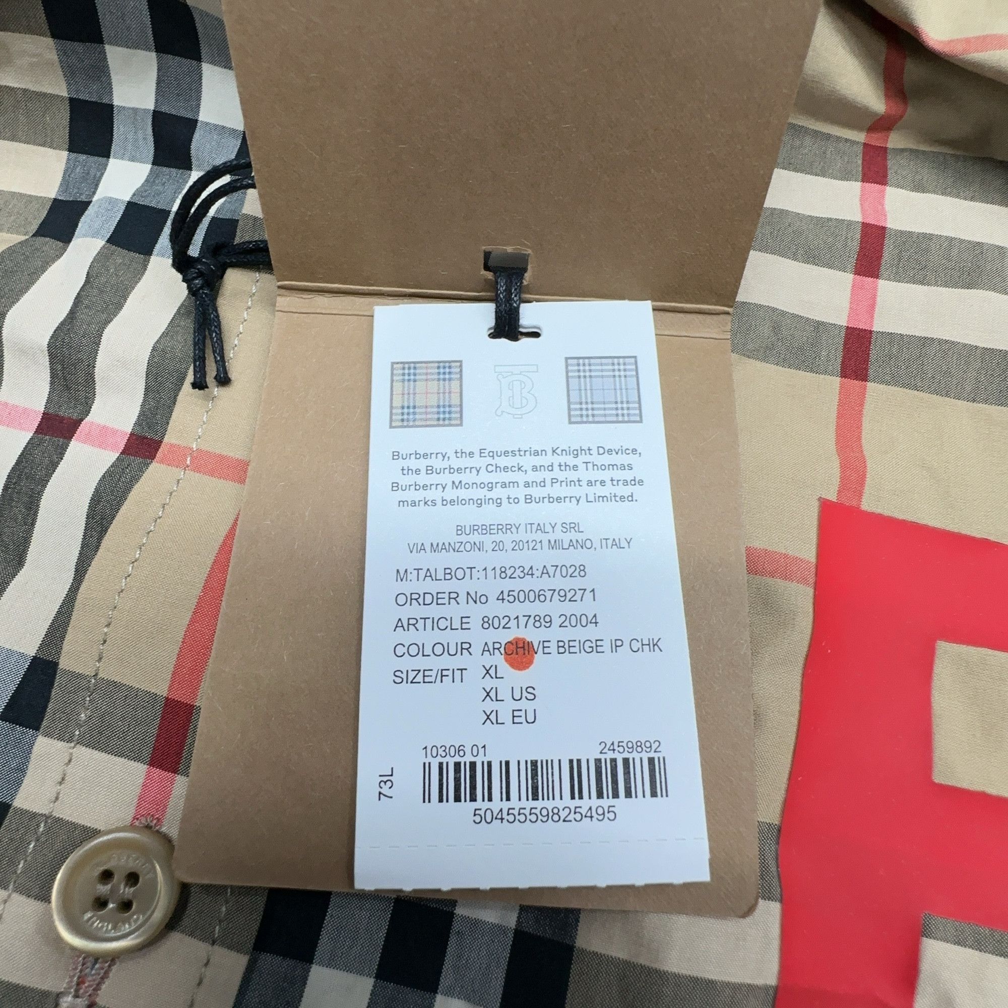 Burberry Burberry Horseferry Print Check Shirt Size XL Size US XL / EU 56 / 4 - 9 Thumbnail