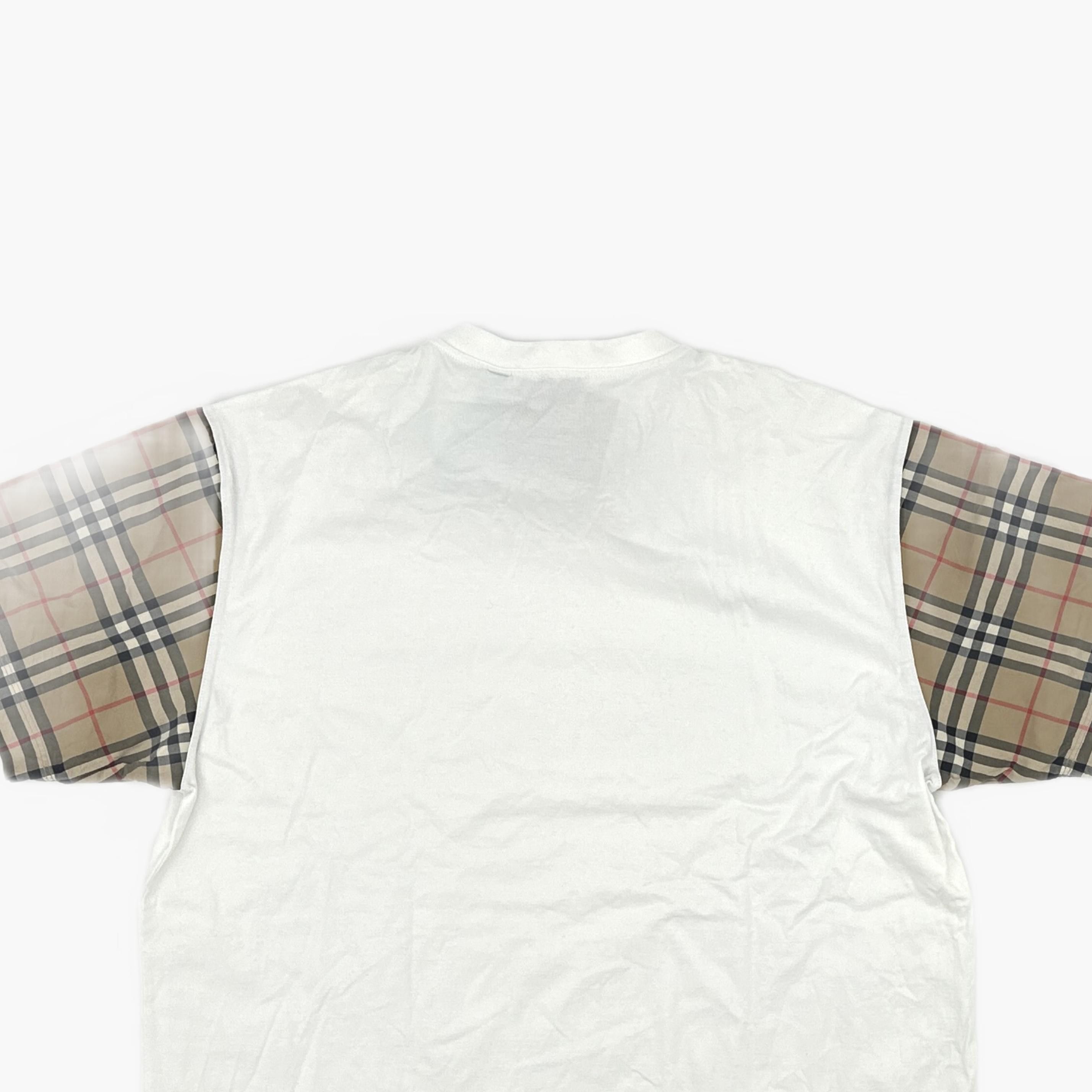 Burberry Burberry Check Sleeve T-Shirt Size L Size L / US 10 / IT 46 - 3 Thumbnail