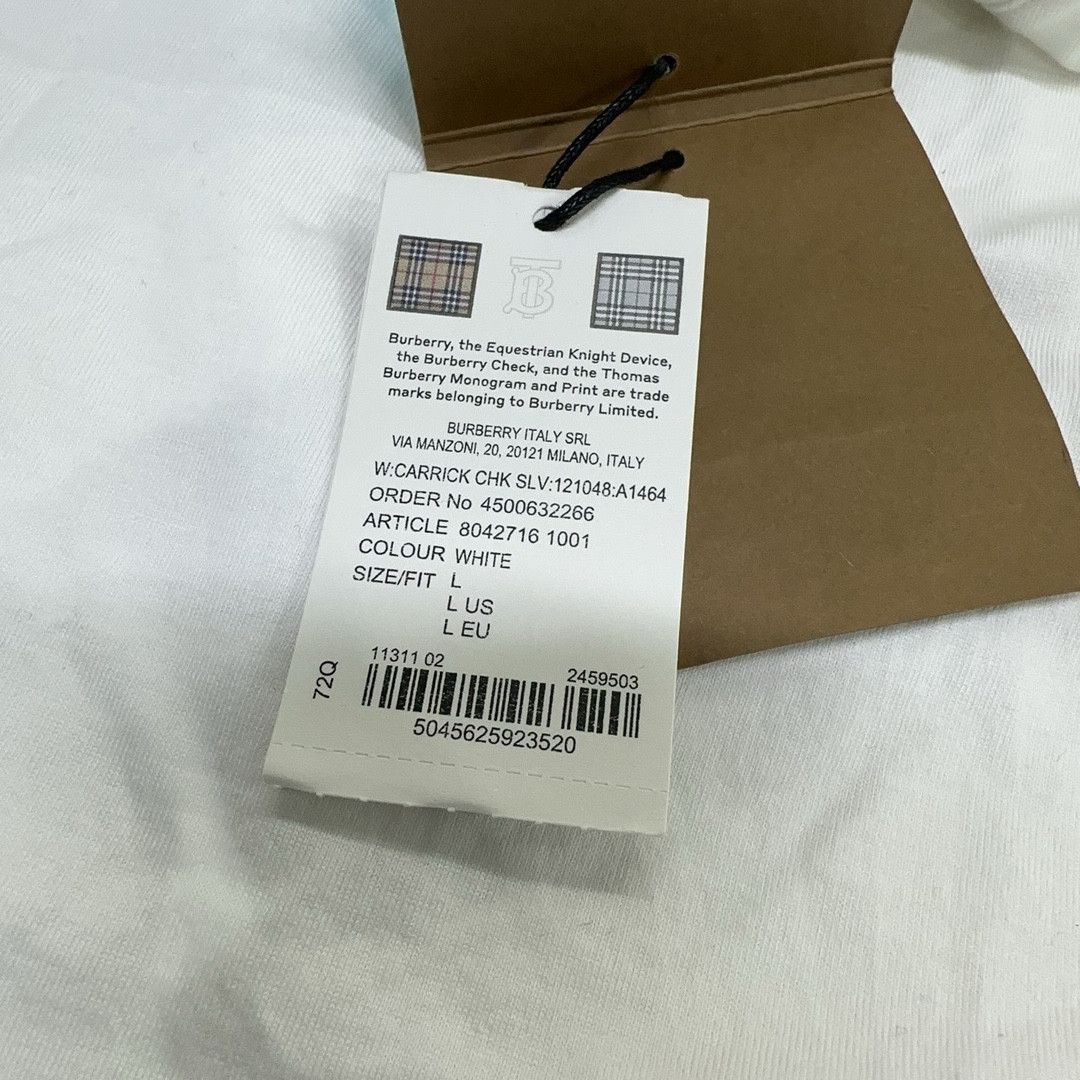 Burberry Burberry Check Sleeve T-Shirt Size L Size L / US 10 / IT 46 - 9 Thumbnail