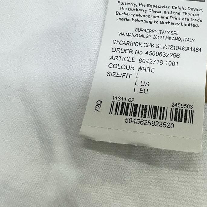 Burberry Burberry Check Sleeve T-Shirt Size L Size L / US 10 / IT 46 - 7 Thumbnail