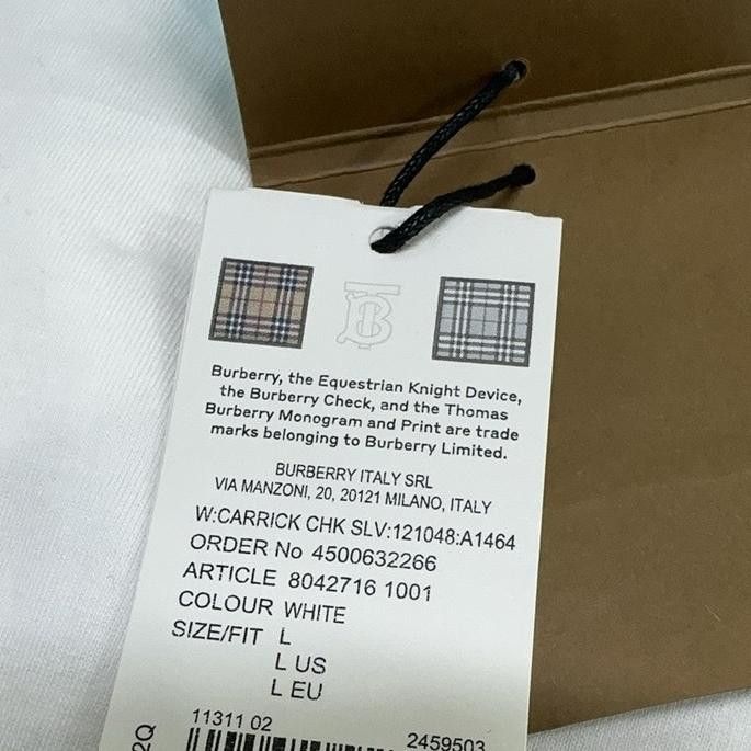 Burberry Burberry Check Sleeve T-Shirt Size L Size L / US 10 / IT 46 - 6 Thumbnail
