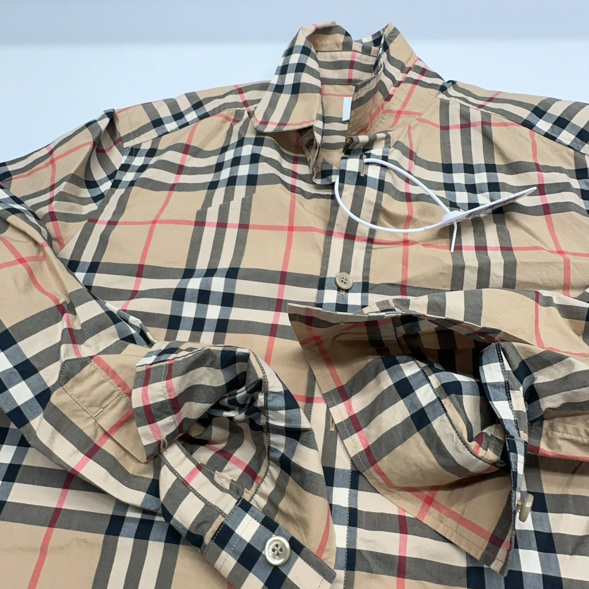 Burberry Burberry Check Cotton Button Up Shirt Size S Size US S / EU 44-46 / 1 - 9 Thumbnail