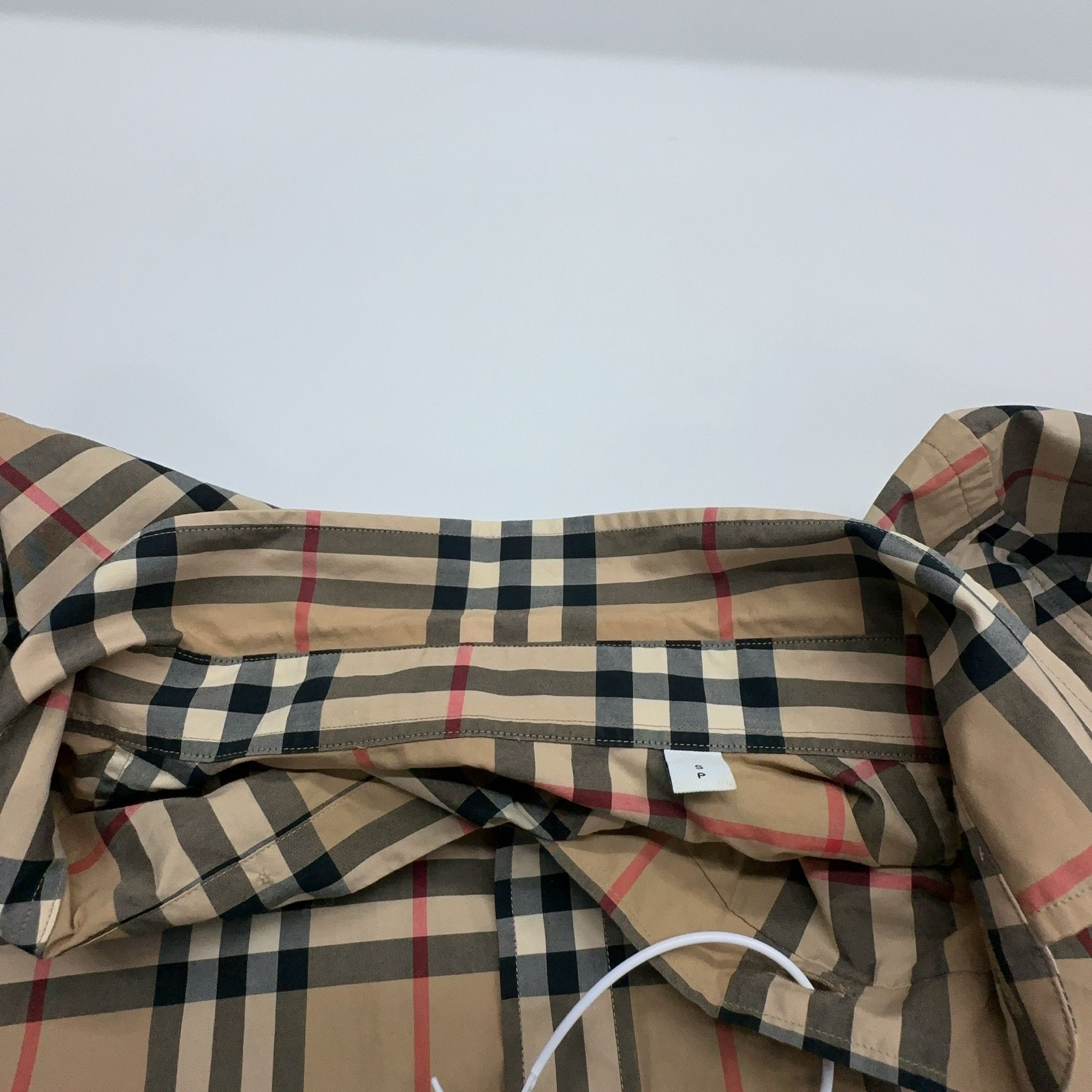 Burberry Burberry Check Cotton Button Up Shirt Size S Size US S / EU 44-46 / 1 - 5 Thumbnail