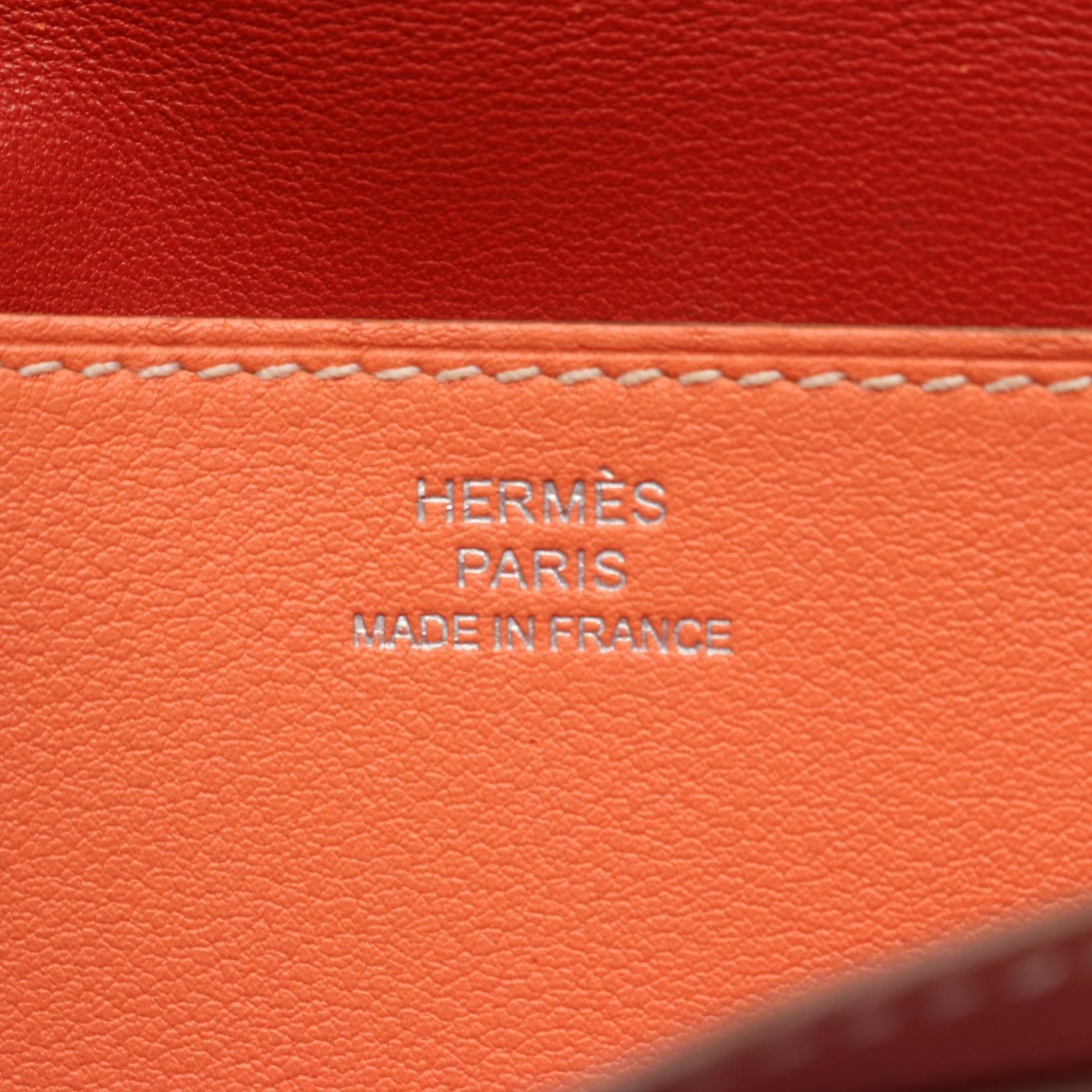 Hermes Hermes Hermes Dogon Long calfskin wallet Leather Long Wallet Q DUTY FREE for USA Size ONE SIZE - 5 Thumbnail