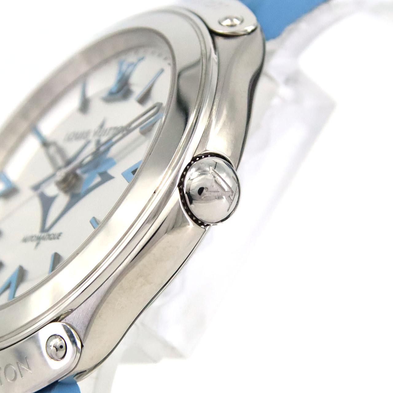Louis Vuitton Louis Vuitton Louis Vuitton Tambour Fifty-Five Stainless Steel Watch Metal Automatic Q6G25 DUTY FREE for USA Size ONE SIZE - 4 Thumbnail