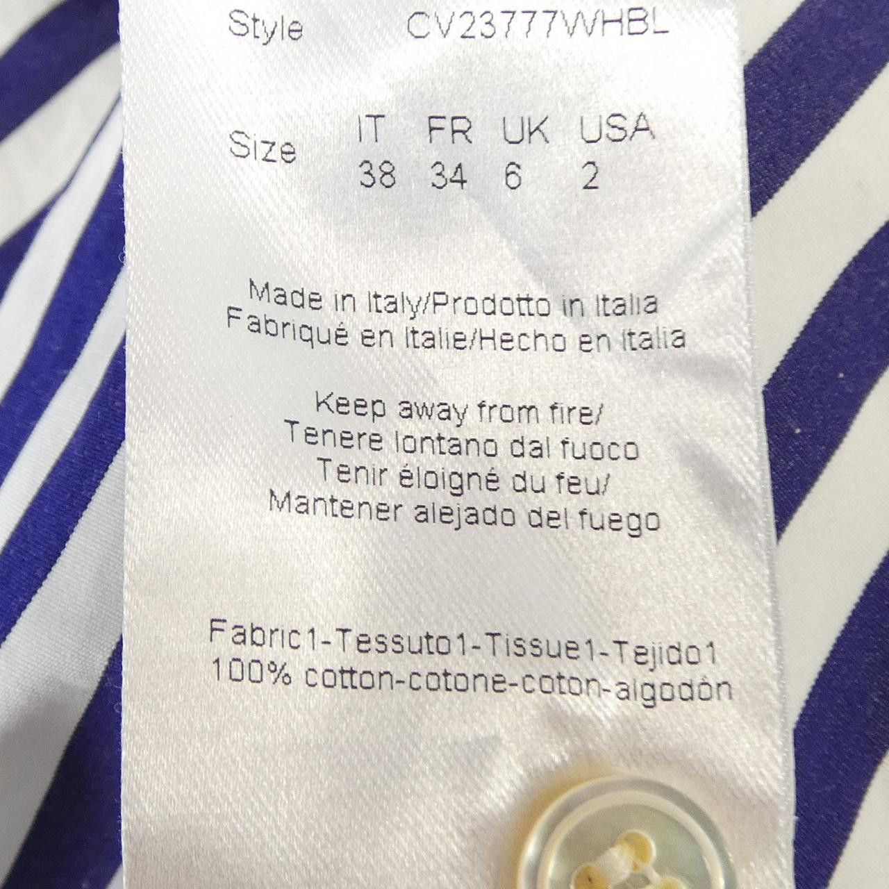 Other Other Colville Shirt Textile Tops CV23777WHBL DUTY FREE for USA Size ONE SIZE - 3 Thumbnail