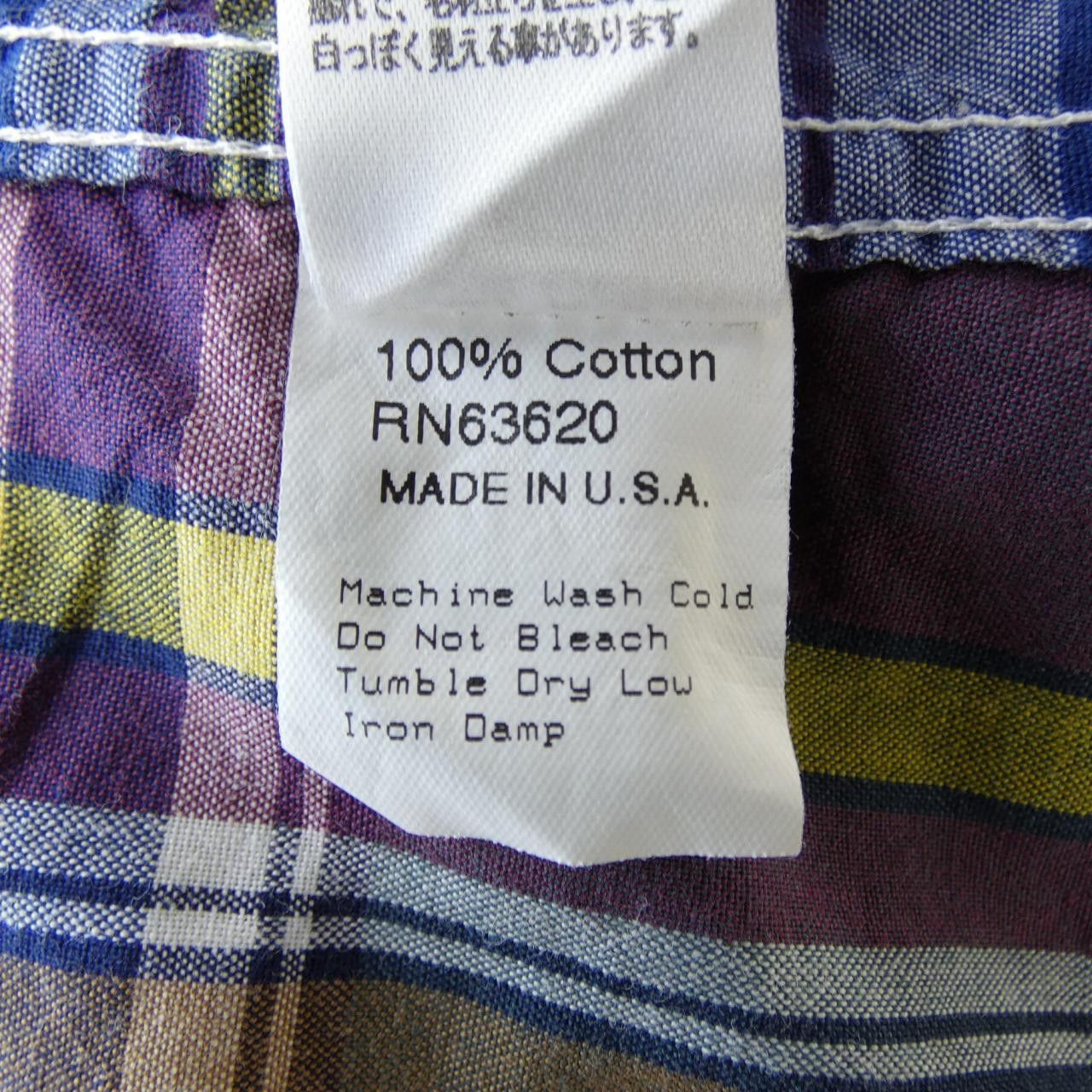Other Other Gitman Vintage Check Shirt Textile Dress Shirt GKG-29100A DUTY FREE for USA Size ONE SIZE - 3 Thumbnail