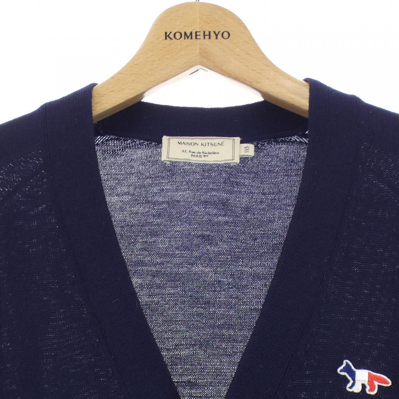 Maison Kitsune Maison Kitsune Maison Kitsune Cardigan Textile Tops AU00500KT1036 DUTY FREE for USA Size ONE SIZE - 5 Thumbnail