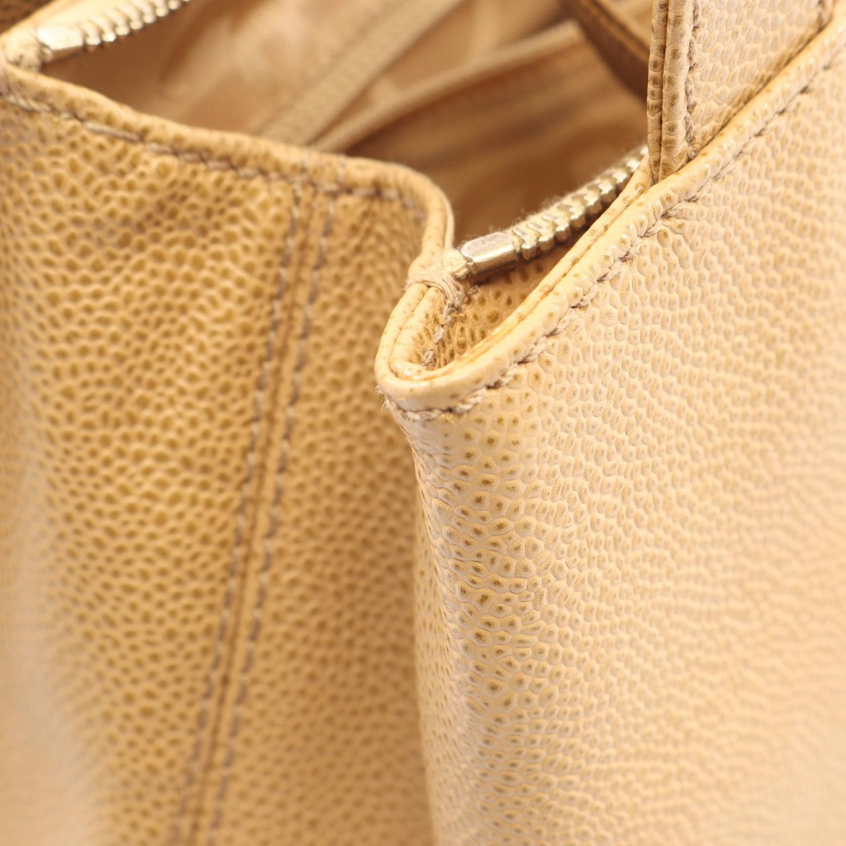 Chanel Chanel CHANEL Coco Mark Grained Calf Tote Bag Leather Tote Bag DUTY FREE for USA Size ONE SIZE - 6 Thumbnail