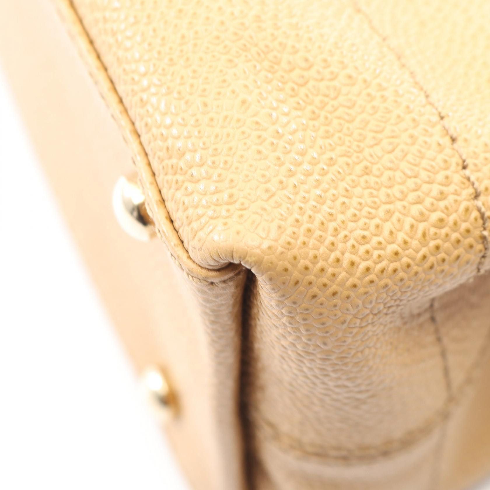 Chanel Chanel CHANEL Coco Mark Grained Calf Tote Bag Leather Tote Bag DUTY FREE for USA Size ONE SIZE - 8 Thumbnail