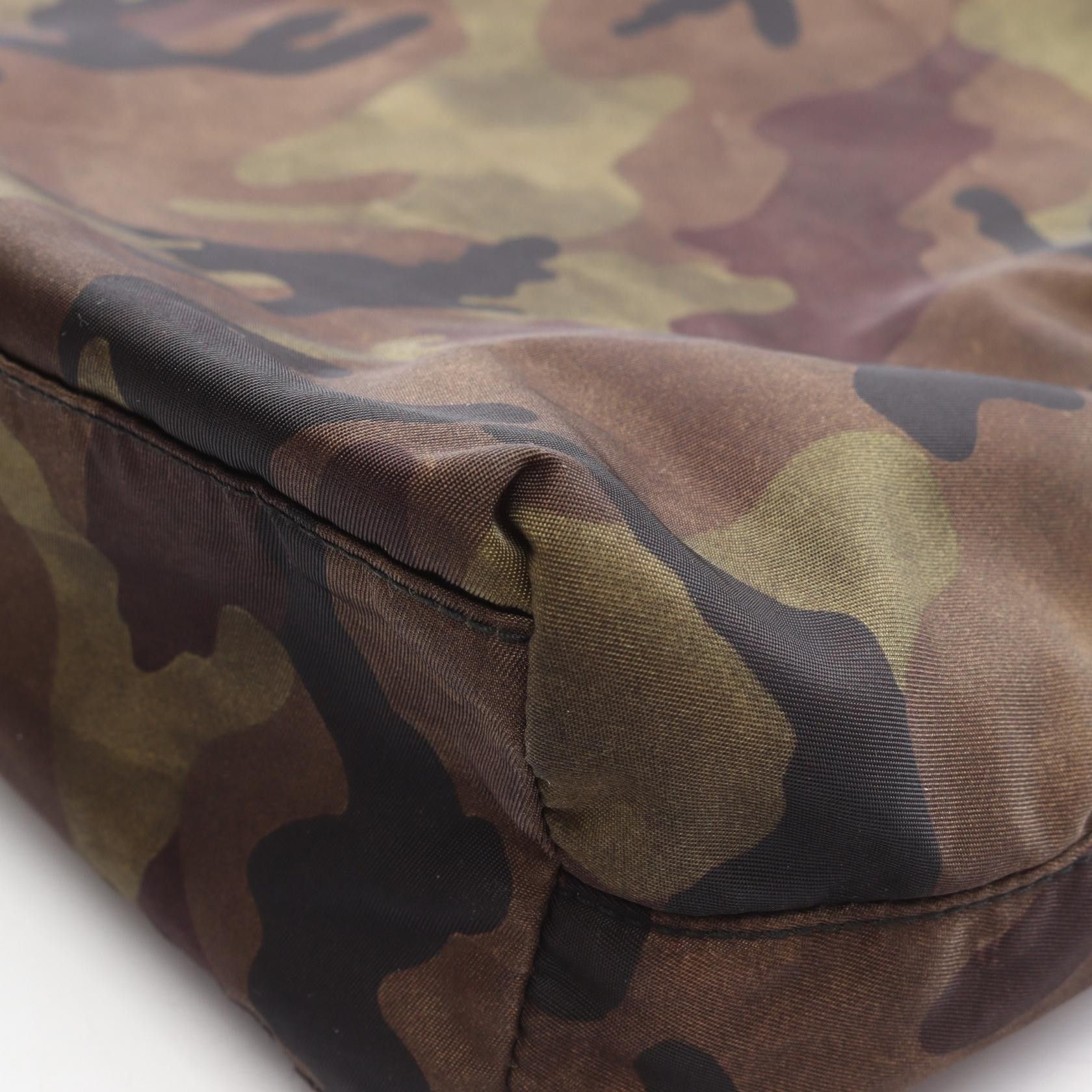 Prada Prada PRADA Camouflage Nylon Saffiano Leather 2way Tote Bag Nylon canvas Tote Bag B2600A DUTY FREE for USA Size ONE SIZE - 5 Thumbnail
