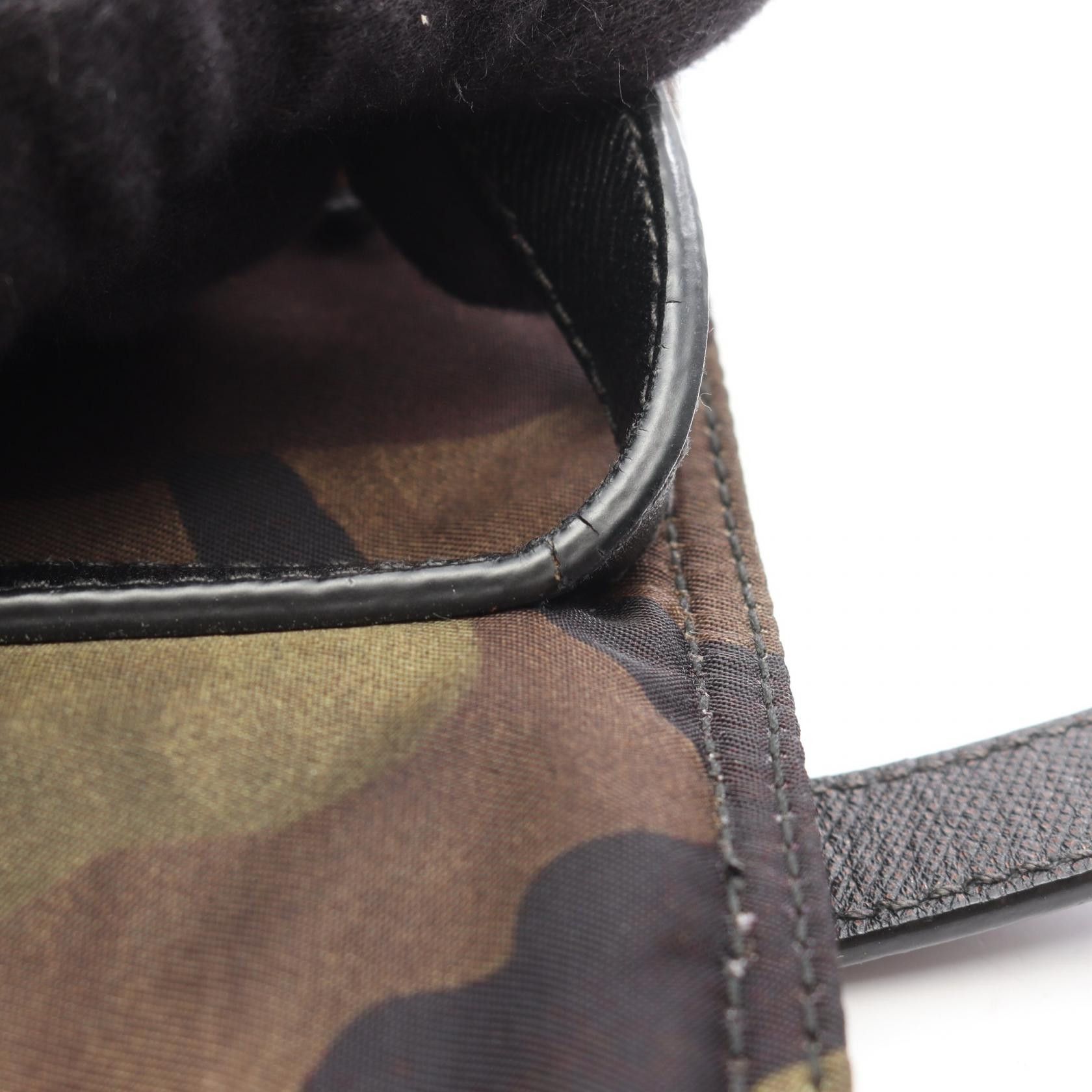 Prada Prada PRADA Camouflage Nylon Saffiano Leather 2way Tote Bag Nylon canvas Tote Bag B2600A DUTY FREE for USA Size ONE SIZE - 7 Thumbnail