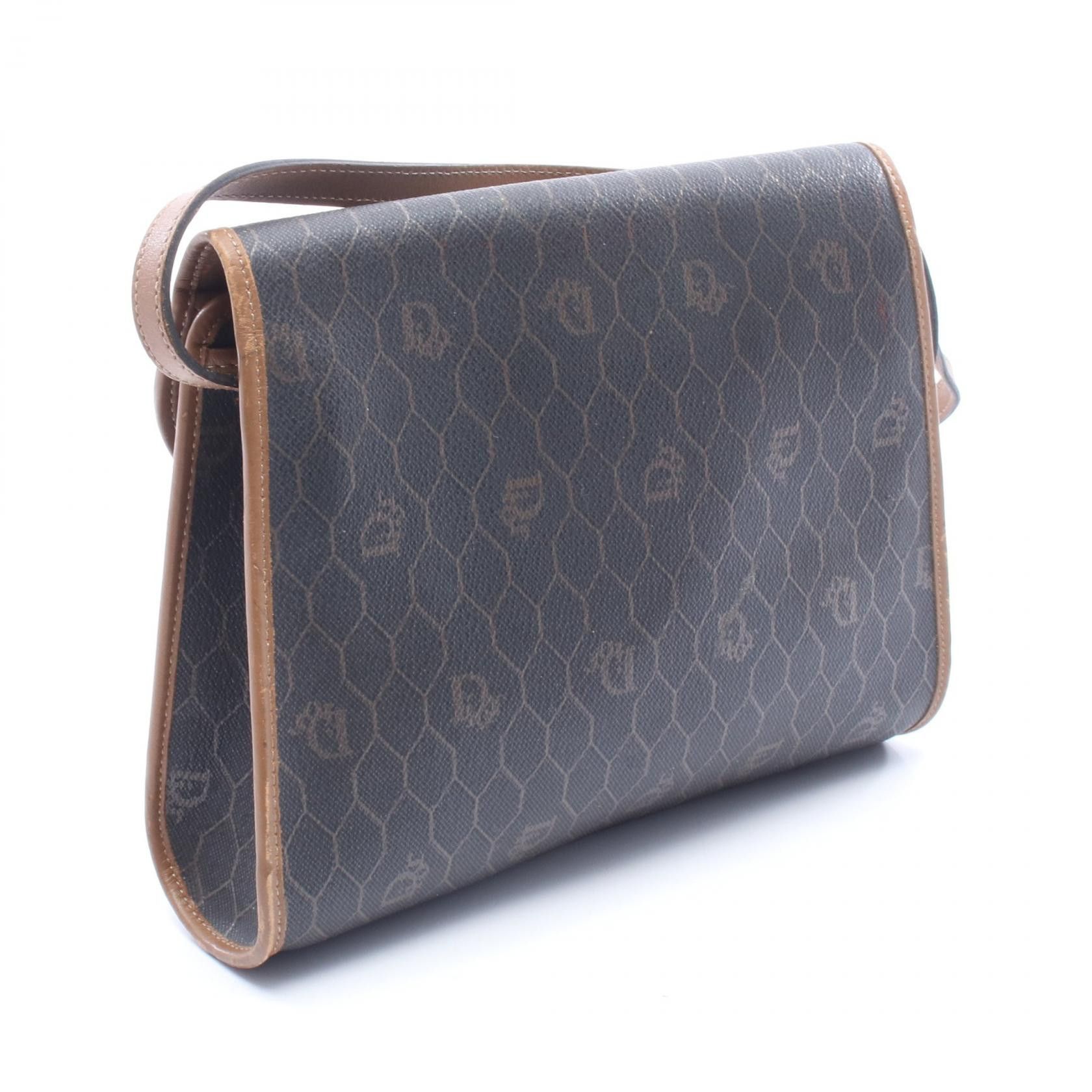 Dior Dior Dior PVC Coated Canvas Leather Shoulder Bag Plastic / Synthetic Shoulder Bag DUTY FREE for USA Size ONE SIZE - 2 Thumbnail