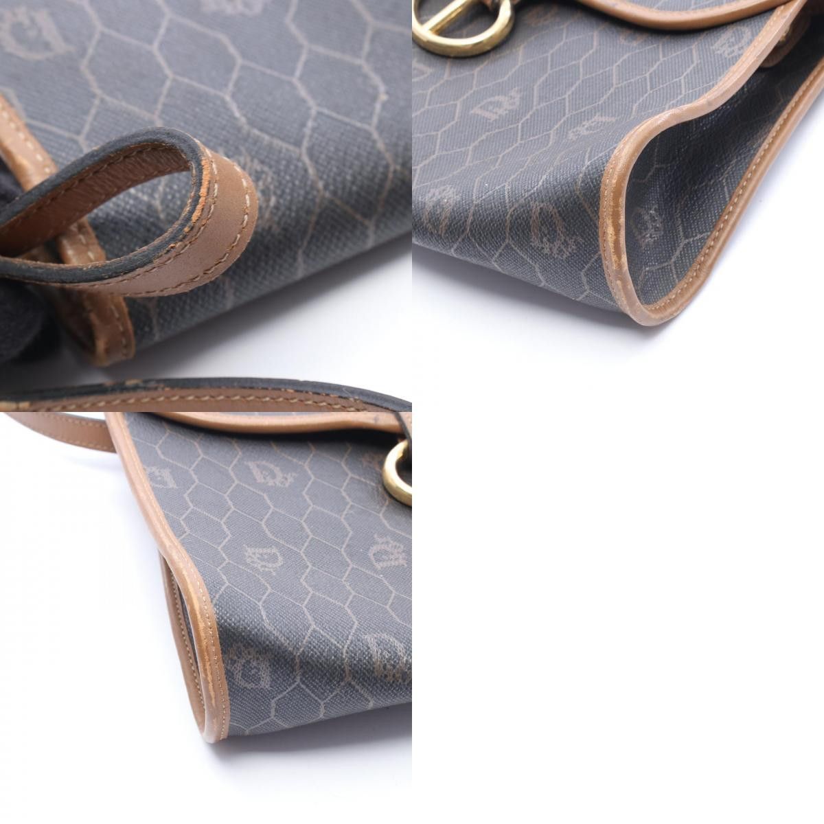 Dior Dior Dior PVC Coated Canvas Leather Shoulder Bag Plastic / Synthetic Shoulder Bag DUTY FREE for USA Size ONE SIZE - 10 Thumbnail