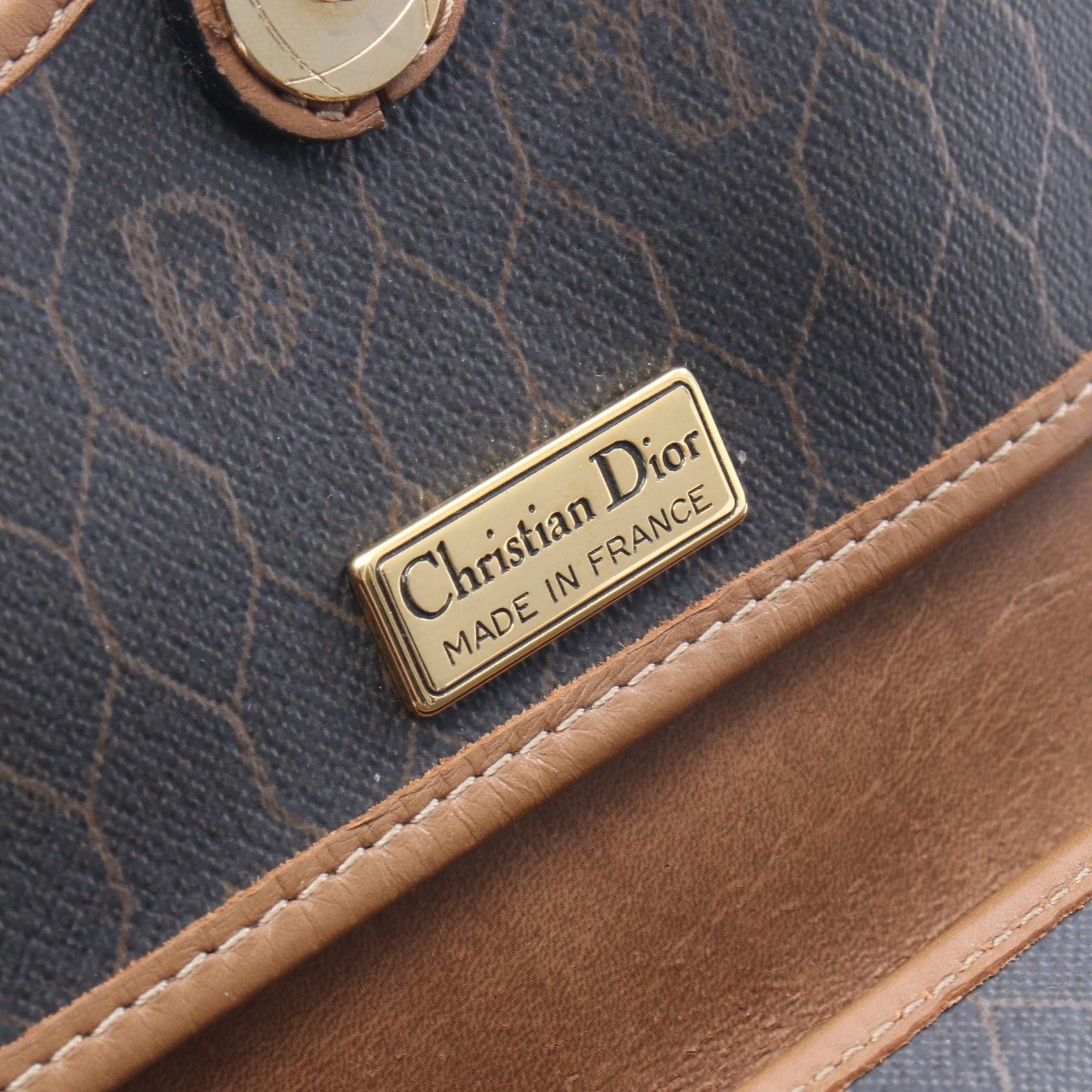 Dior Dior Dior PVC Coated Canvas Leather Shoulder Bag Plastic / Synthetic Shoulder Bag DUTY FREE for USA Size ONE SIZE - 4 Thumbnail