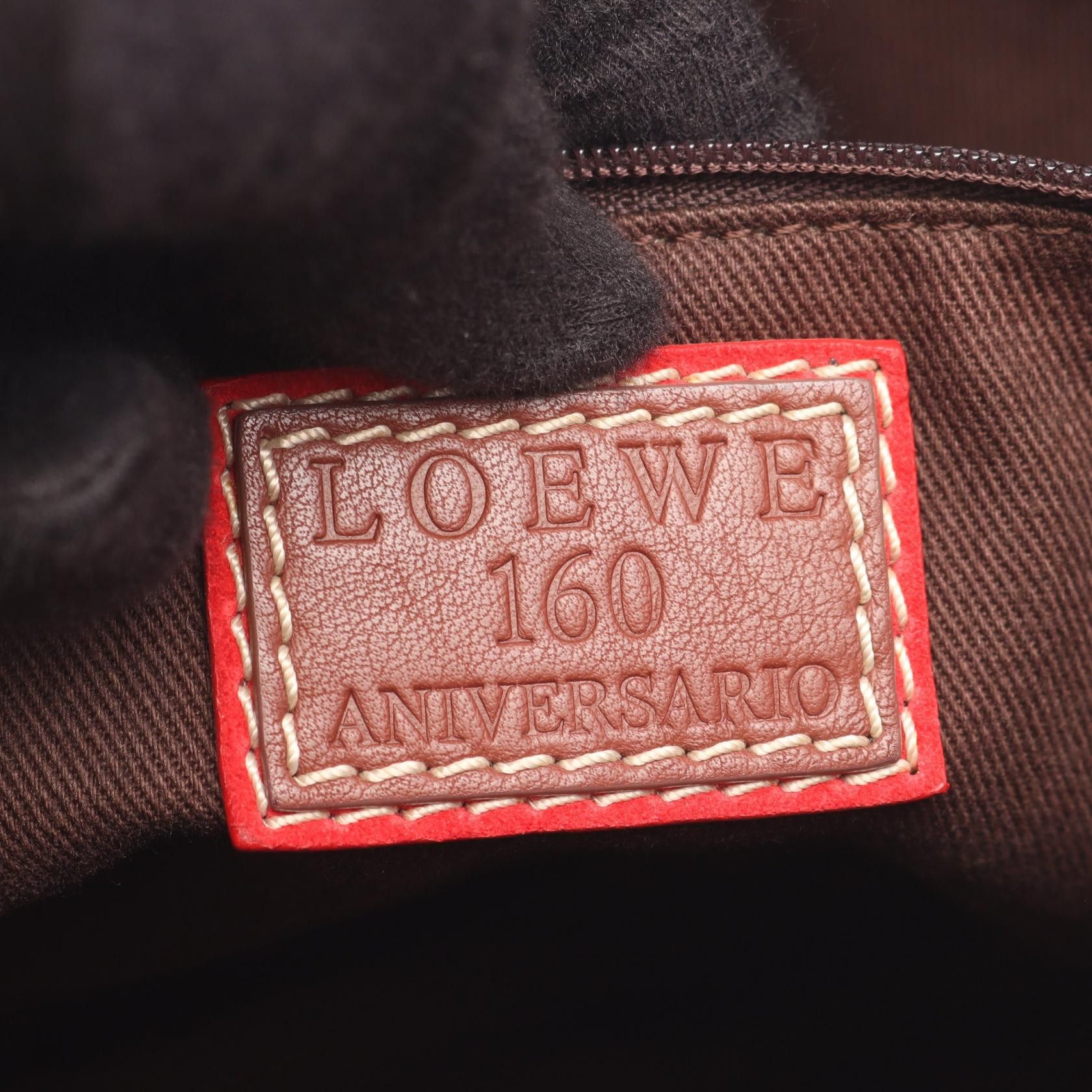 Loewe Loewe Loewe 160th Anniversary Canvas Suede Leather Shoulder Bag Textile Shoulder Bag DUTY FREE for USA Size ONE SIZE - 4 Thumbnail