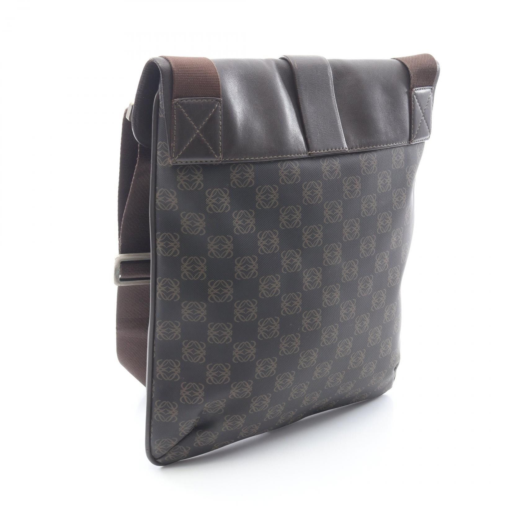 Loewe Loewe Loewe Anagram Coated Canvas Leather Shoulder Bag Textile Shoulder Bag DUTY FREE for USA Size ONE SIZE - 2 Thumbnail