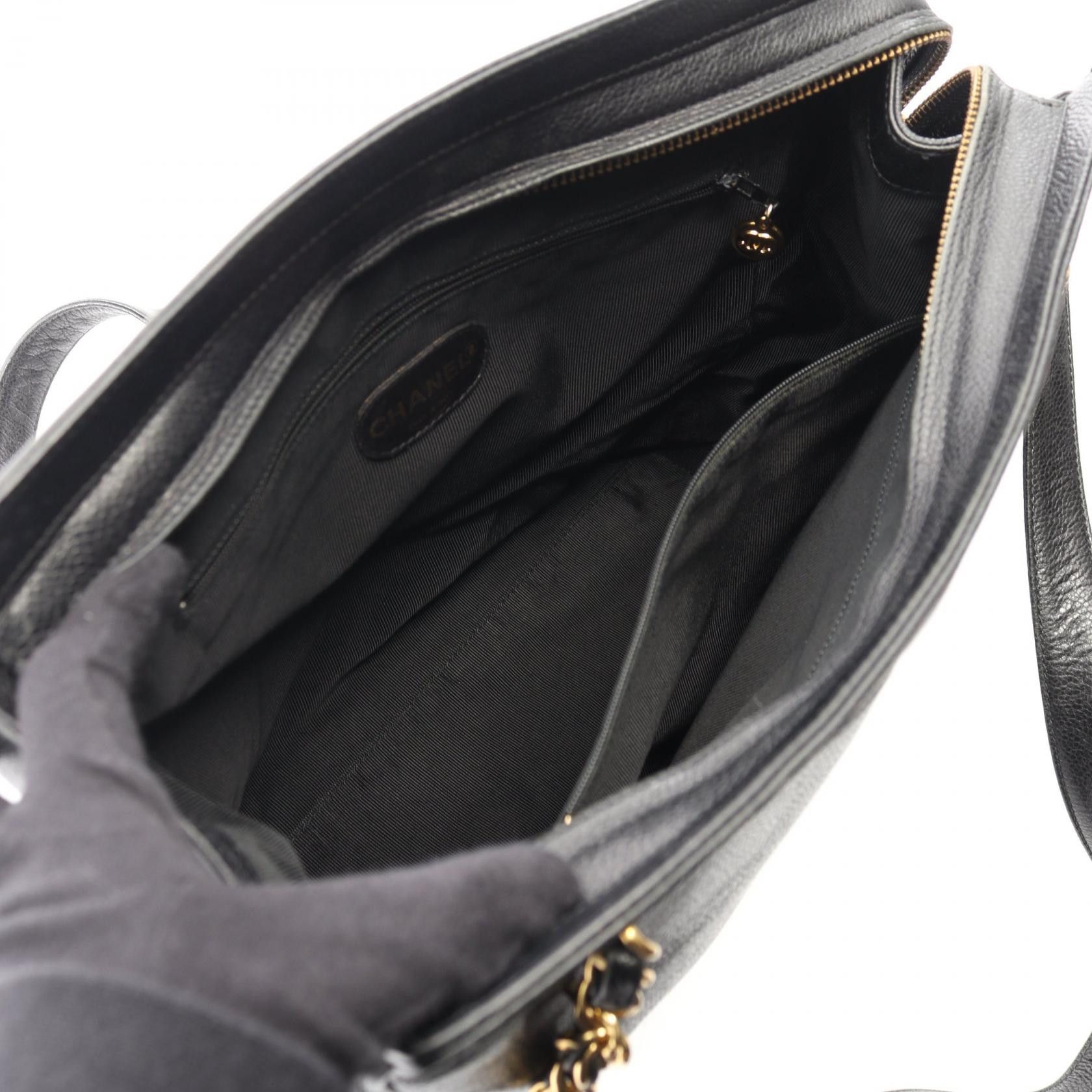 Chanel Chanel CHANEL Triple Coco Mark Grained Calf Tote Bag Leather Tote Bag DUTY FREE for USA Size ONE SIZE - 3 Thumbnail