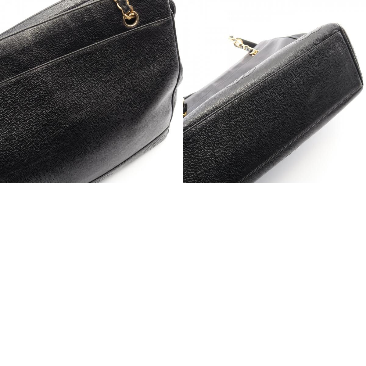 Chanel Chanel CHANEL Triple Coco Mark Grained Calf Tote Bag Leather Tote Bag DUTY FREE for USA Size ONE SIZE - 10 Thumbnail