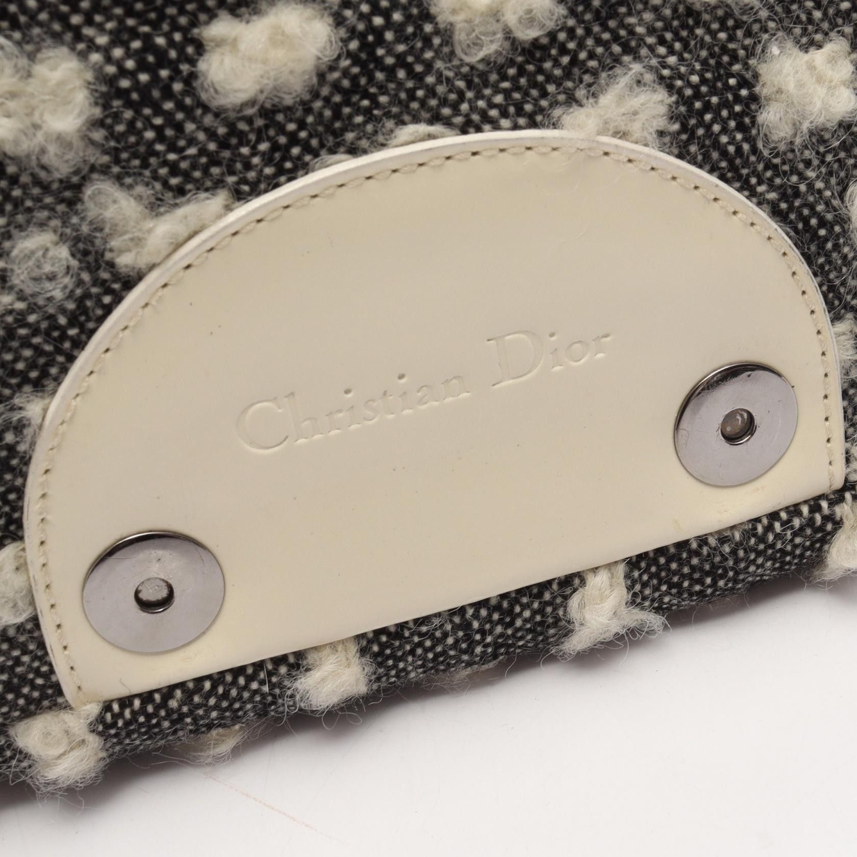 Dior Dior Dior Maris Pearl Wool Leather Shoulder Bag Textile Shoulder Bag DUTY FREE for USA Size ONE SIZE - 5 Thumbnail