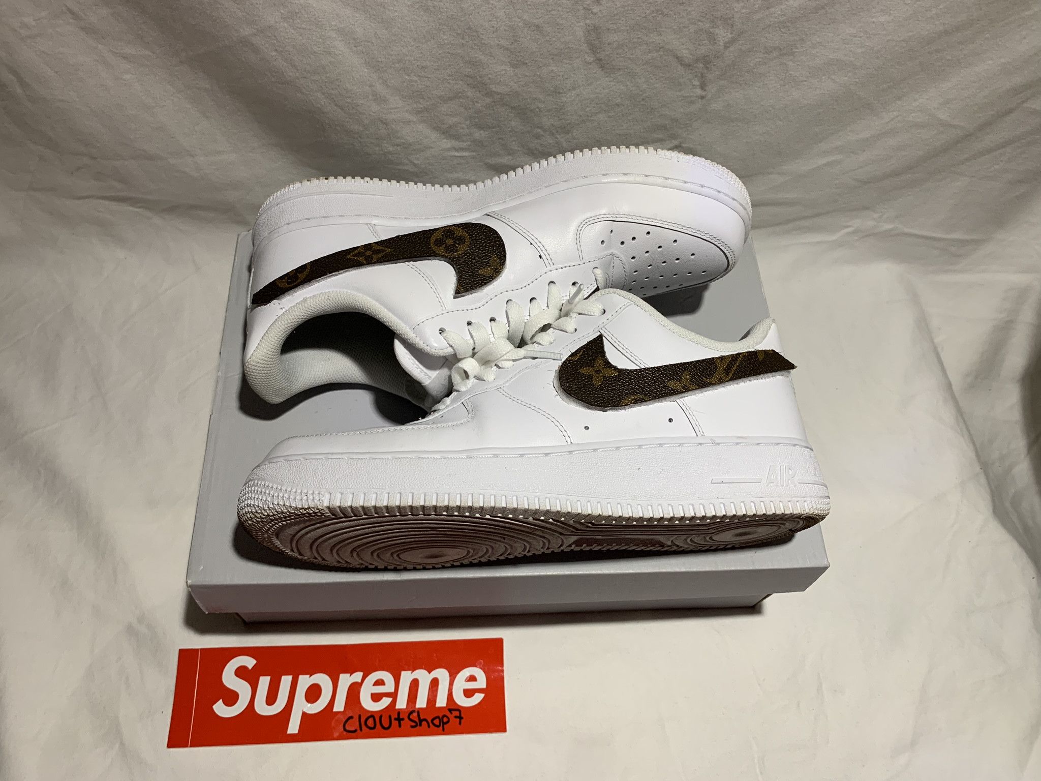 custom velcro nike swoosh