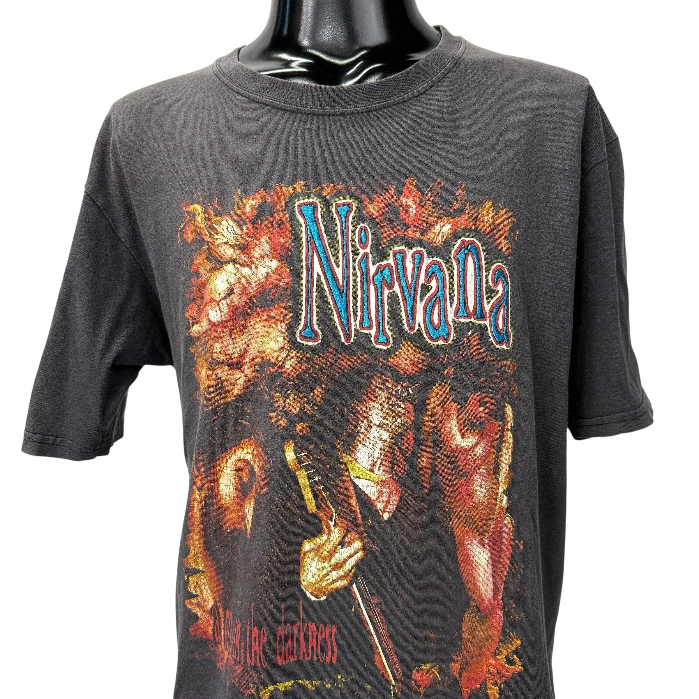 Nirvana Nirvana 90s A light in the darkness T-Shirt Size XL Size US XL / EU 56 / 4 - 2 Thumbnail