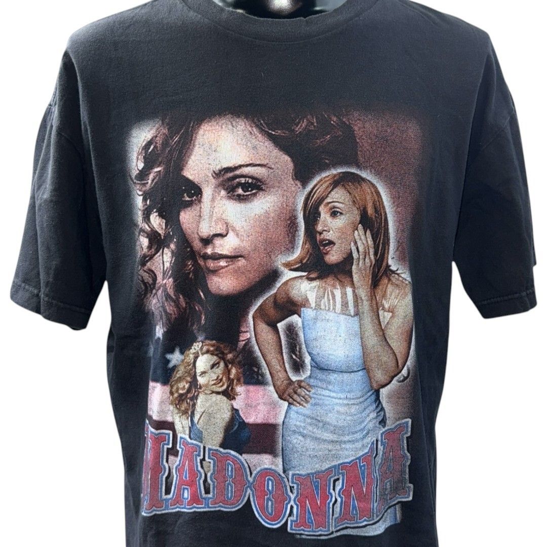 Vintage MADONNA 01 T-Shirt Size L Size US L / EU 52-54 / 3 - 3 Thumbnail