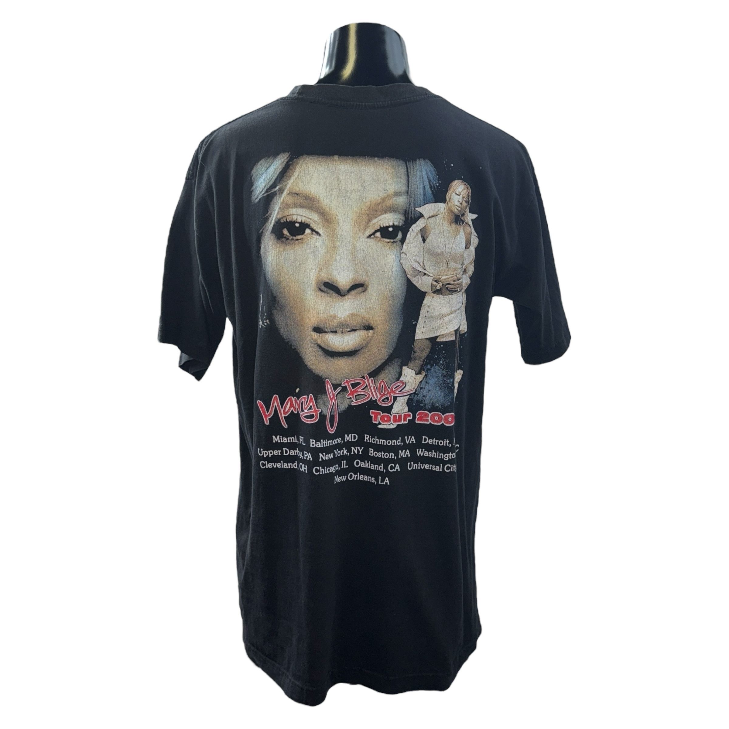 Vintage MARY J. BLIGE . T-Shirt Size L Size US L / EU 52-54 / 3 - 2 Thumbnail