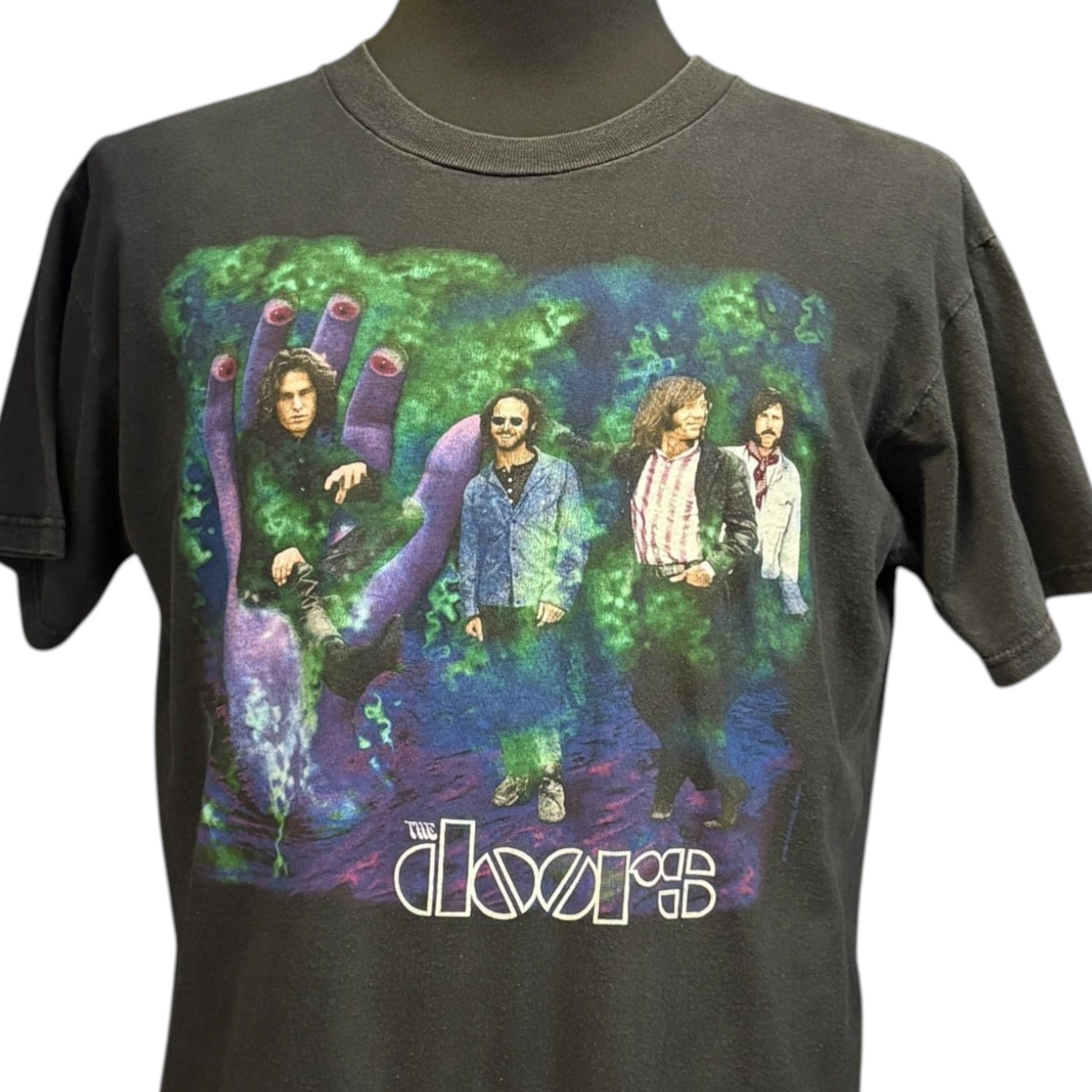 Vintage THE DOORS psychedelic hand T-Shirt Size L Size US L / EU 52-54 / 3 - 3 Thumbnail