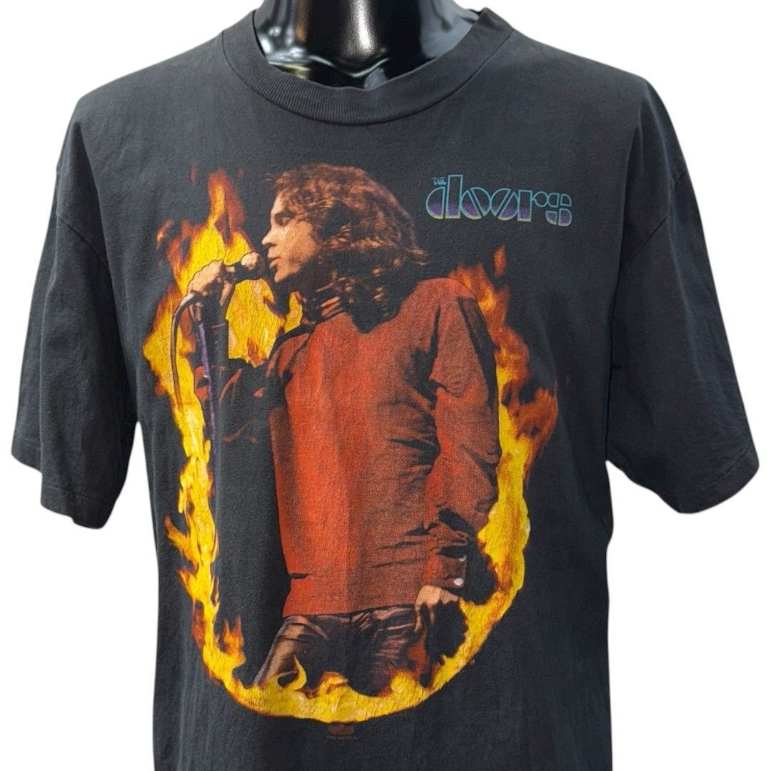 Vintage THE DOORS JIM MORRISON T-Shirt Size L Size US L / EU 52-54 / 3 - 3 Thumbnail