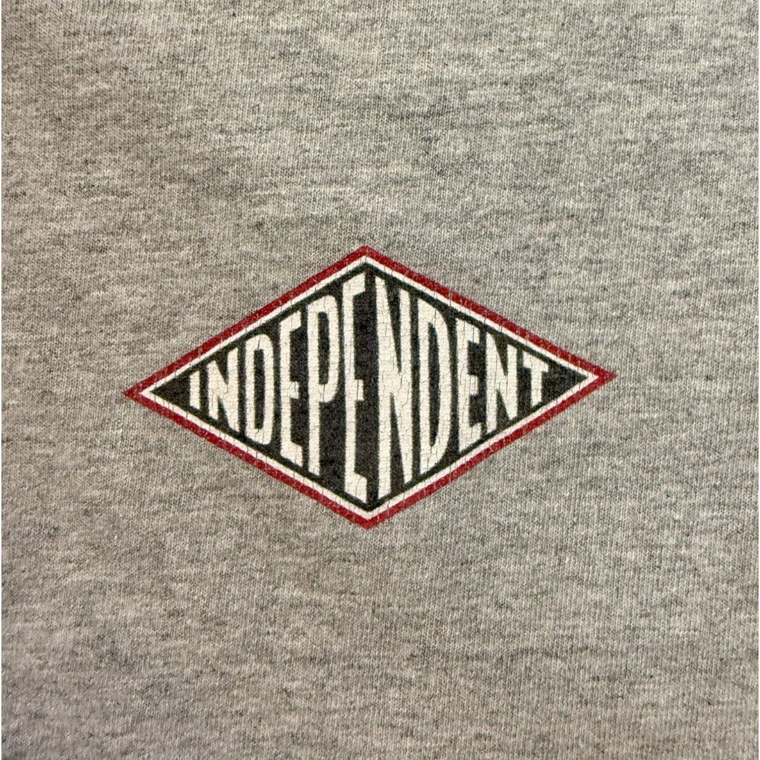 Vintage INDEPENDENT 90s Logo print Gray Size L Size US L / EU 52-54 / 3 - 4 Thumbnail