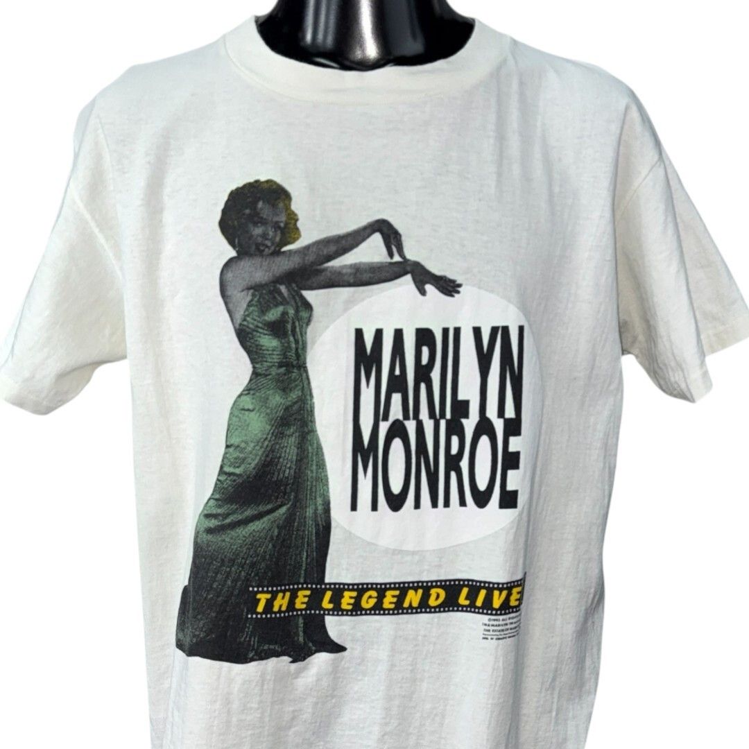 Vintage MARILYN MONROE T-Shirt Size L Size US L / EU 52-54 / 3 - 3 Thumbnail