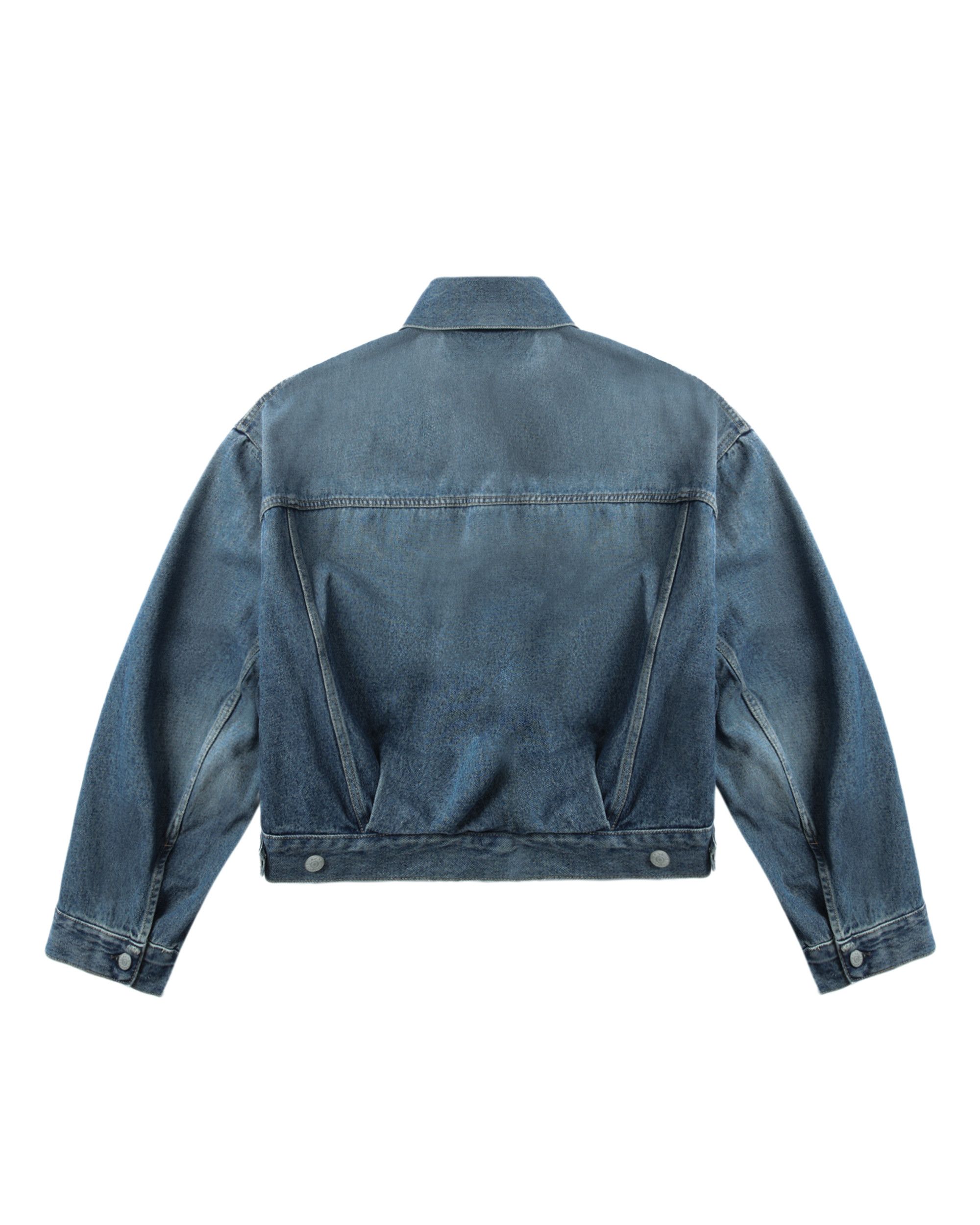 Acne Studios Acne Studios Relaxed Cropped Fit Pocket Denim Jacket Size M / US 6-8 / IT 42-44 - 6 Thumbnail