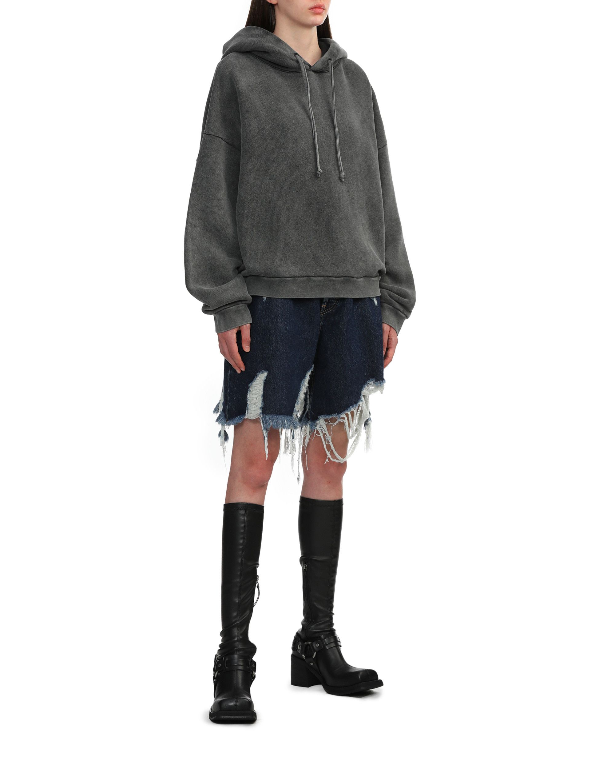 Acne Studios Acne Studios Imitation Old Effect Hooded Sweatshirt Size M / US 6-8 / IT 42-44 - 2 Thumbnail